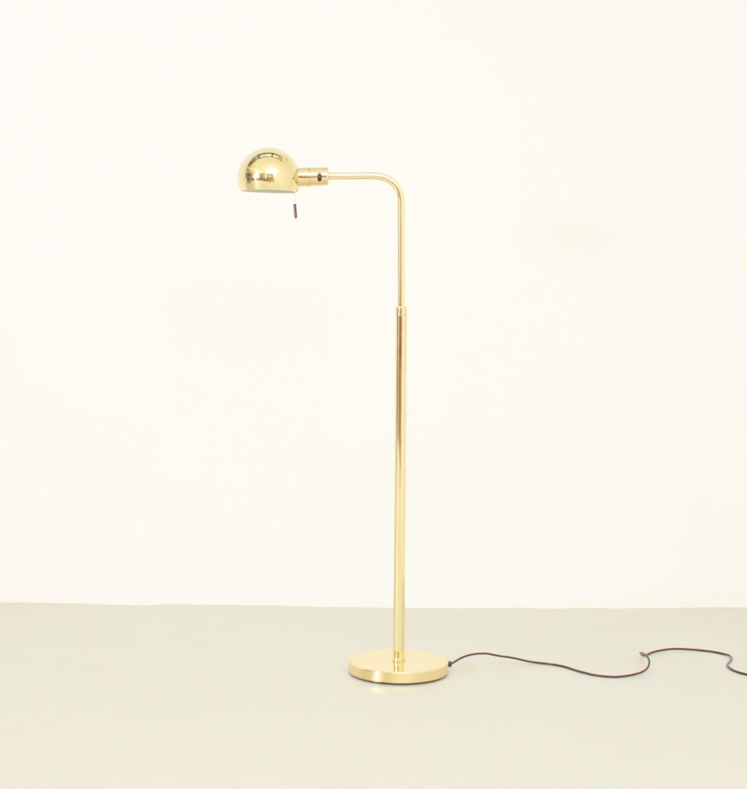 Modern Adjustable Floor Lamp by George Hansen for Metalarte, Spain For Sale