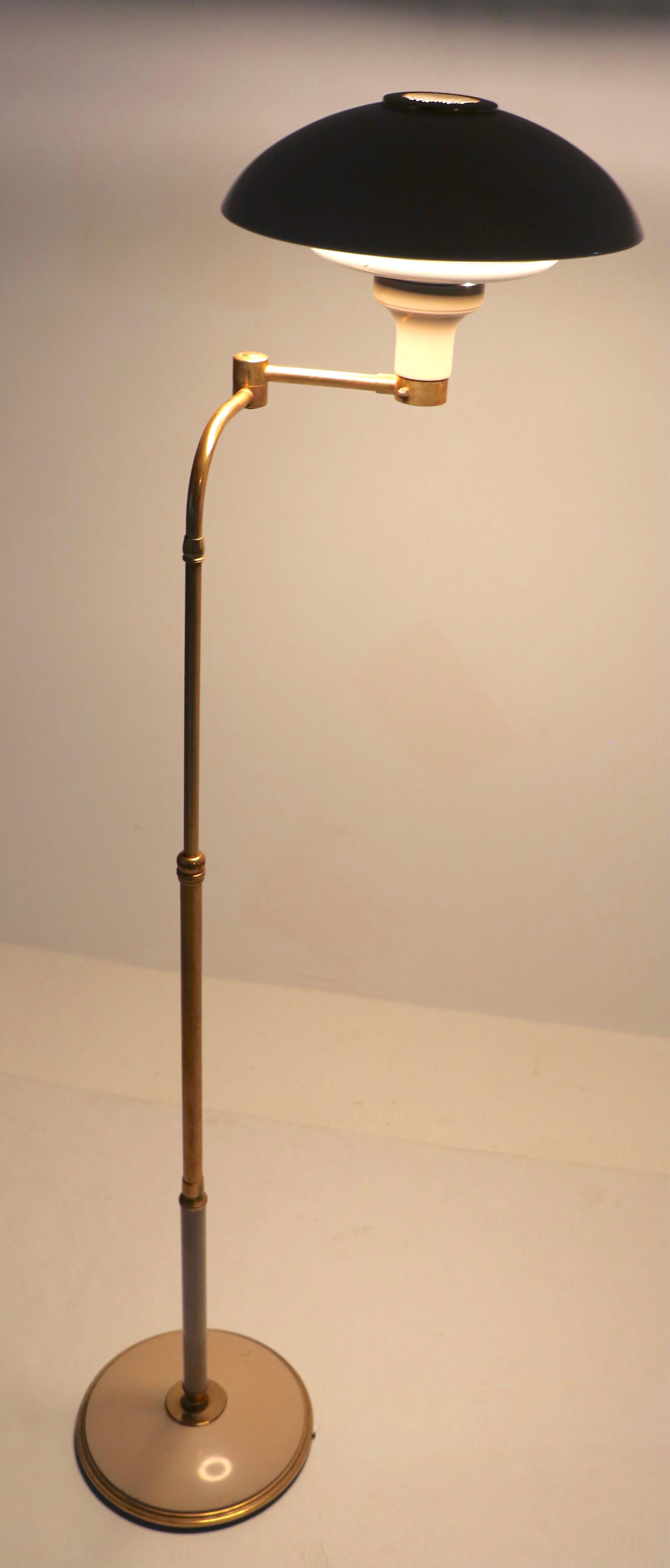 20th Century Adjustable Floor Lamp by Gerald Thurston for Lightolier For Sale