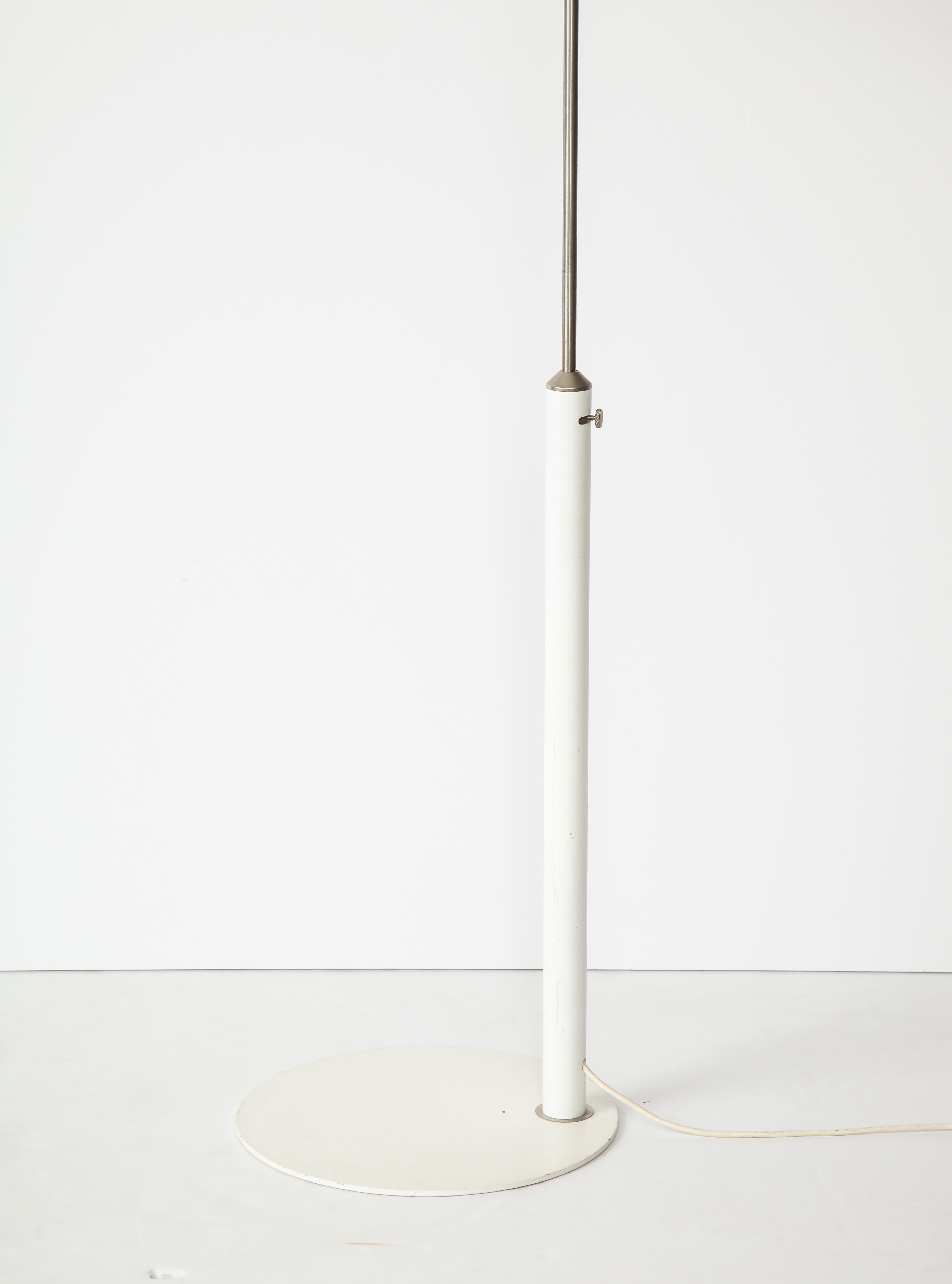 Aluminum Adjustable Floor Lamp by Jorgen Gammelgaard, Denmark 1980s For Sale