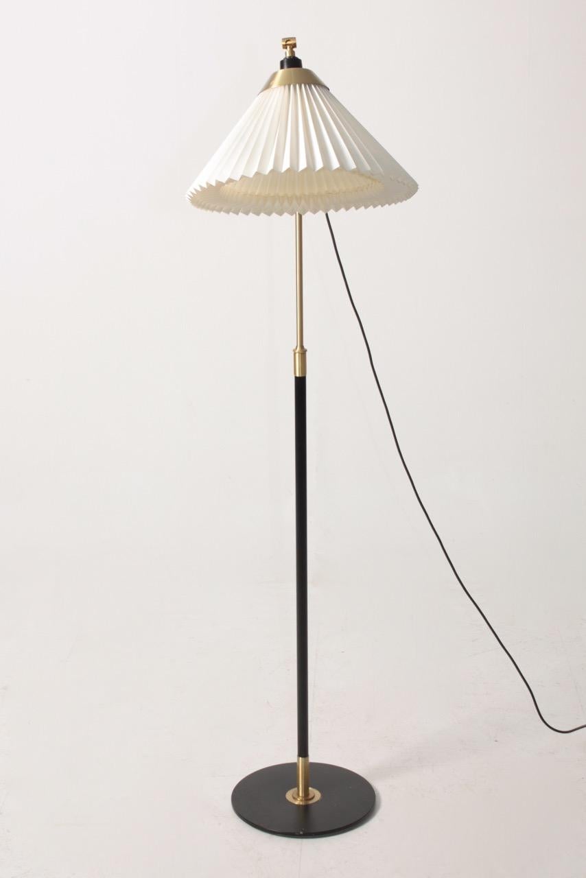 Mid-20th Century Adjustable Floor Lamp by Le Klint, Made in Denmark, 1980s