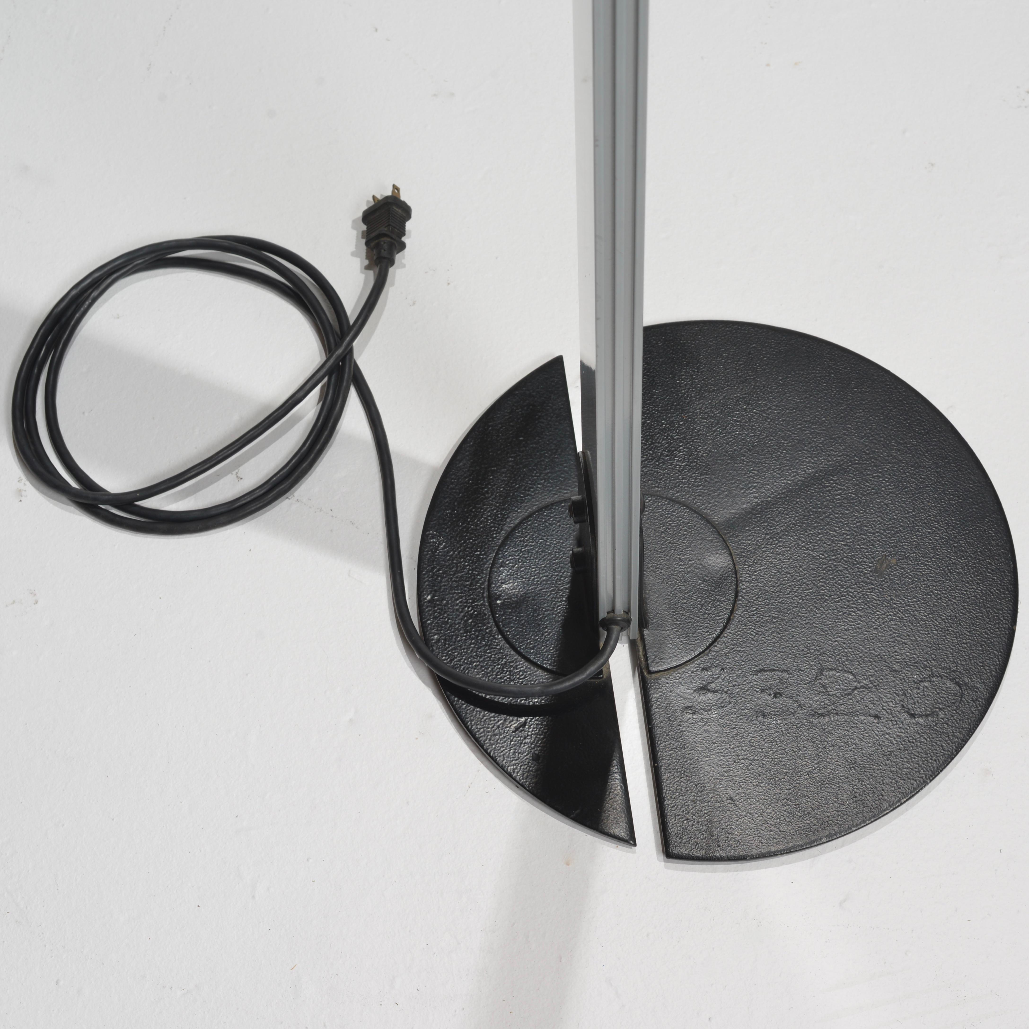Metal Adjustable Floor Lamp by Ron Rezek For Sale