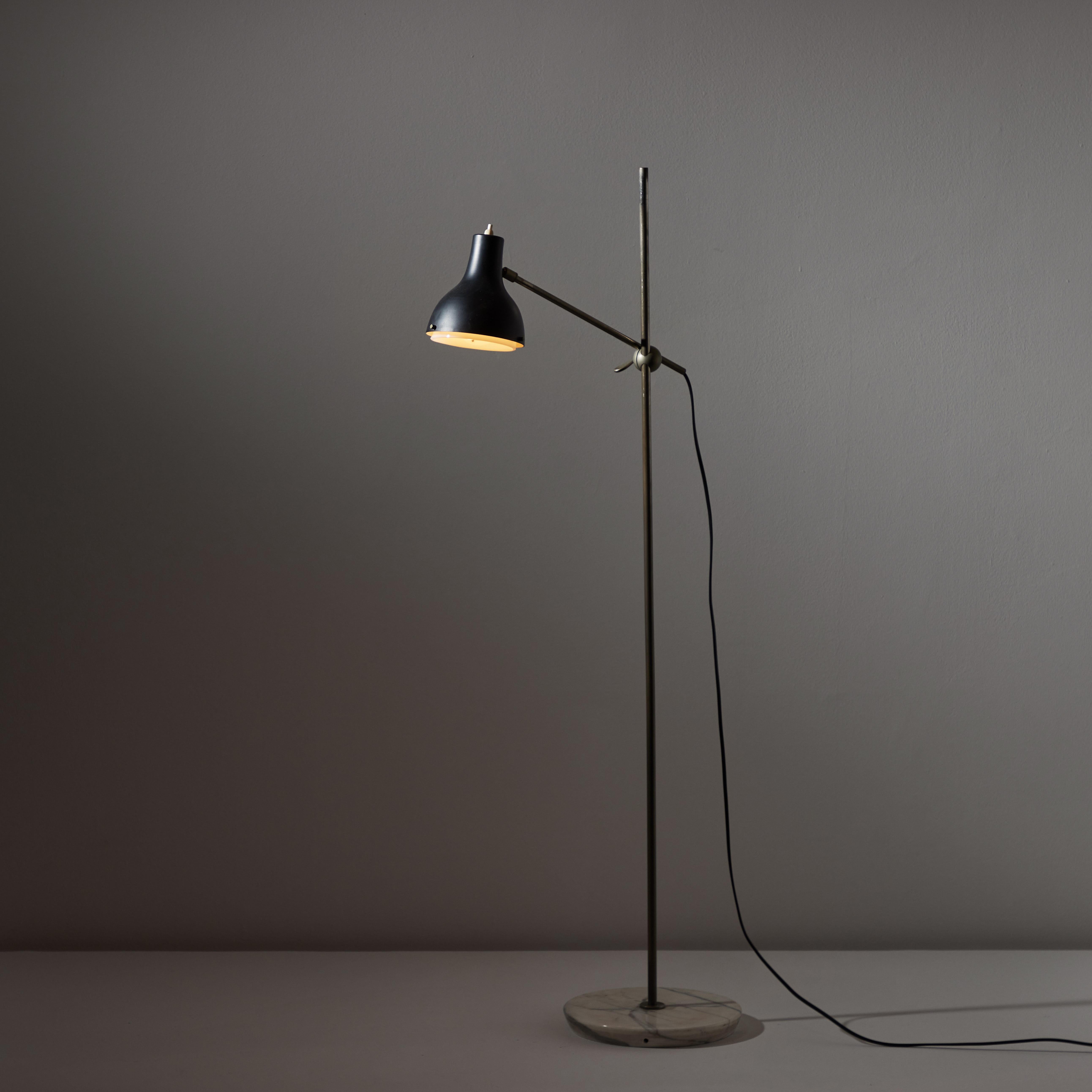 Enameled Adjustable Floor Lamp by Stilux