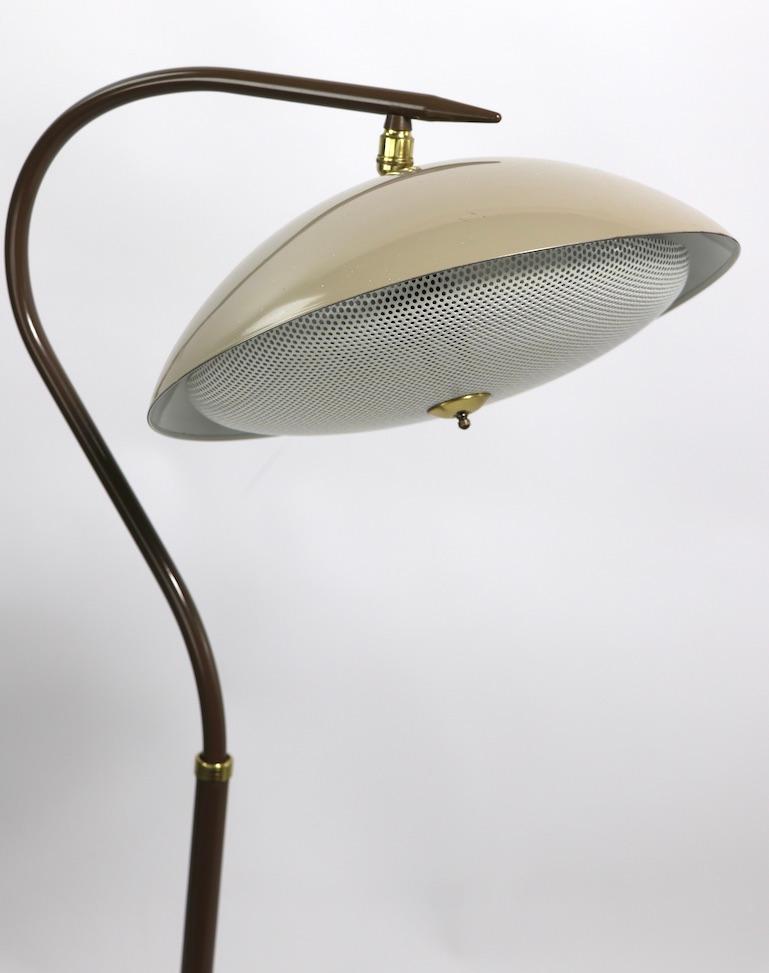 Metal Adjustable Floor Lamp by Thurston for Lightolier