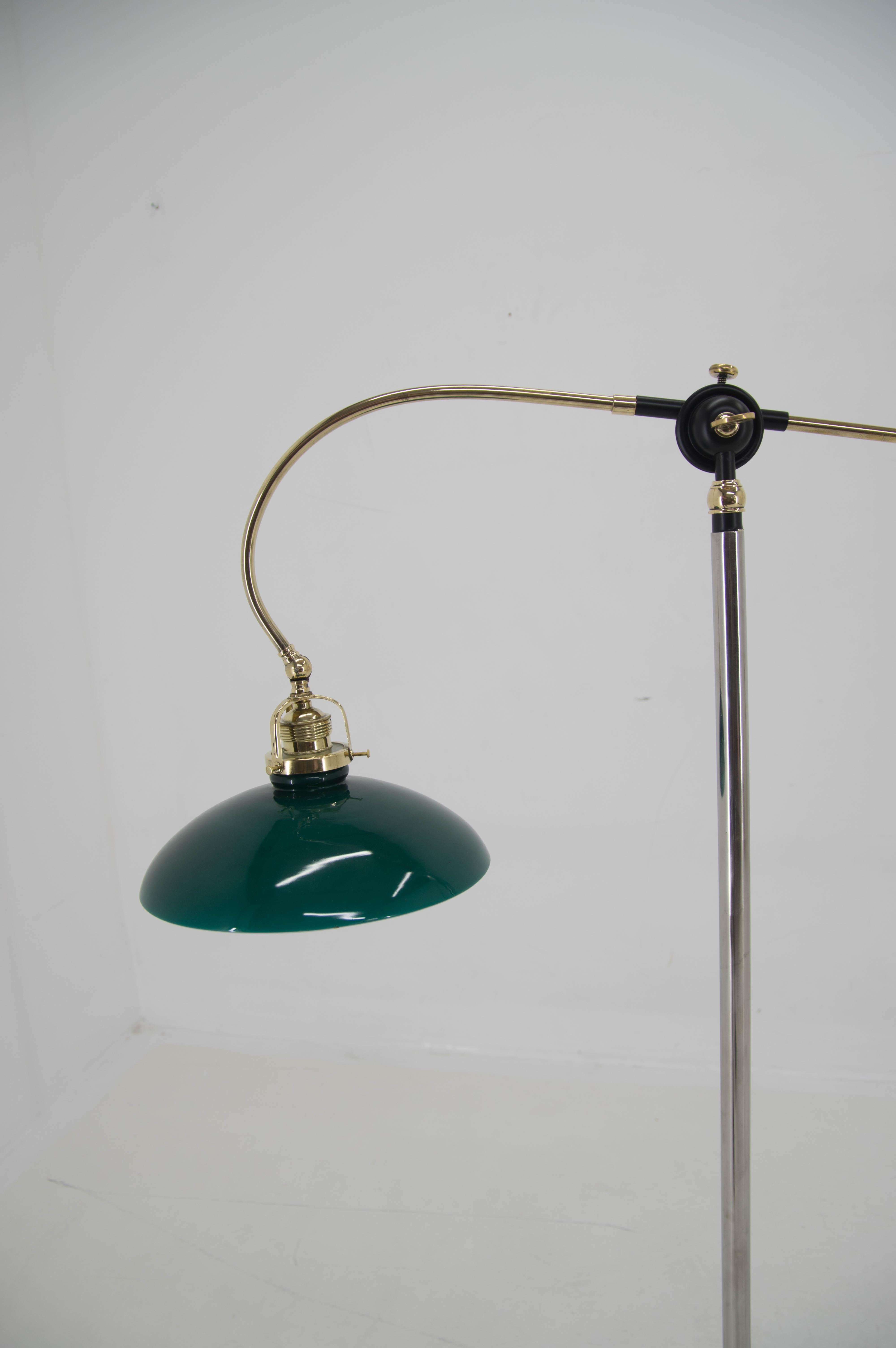 Adjustable Floor Lamp, Denmark, 1940s For Sale 3