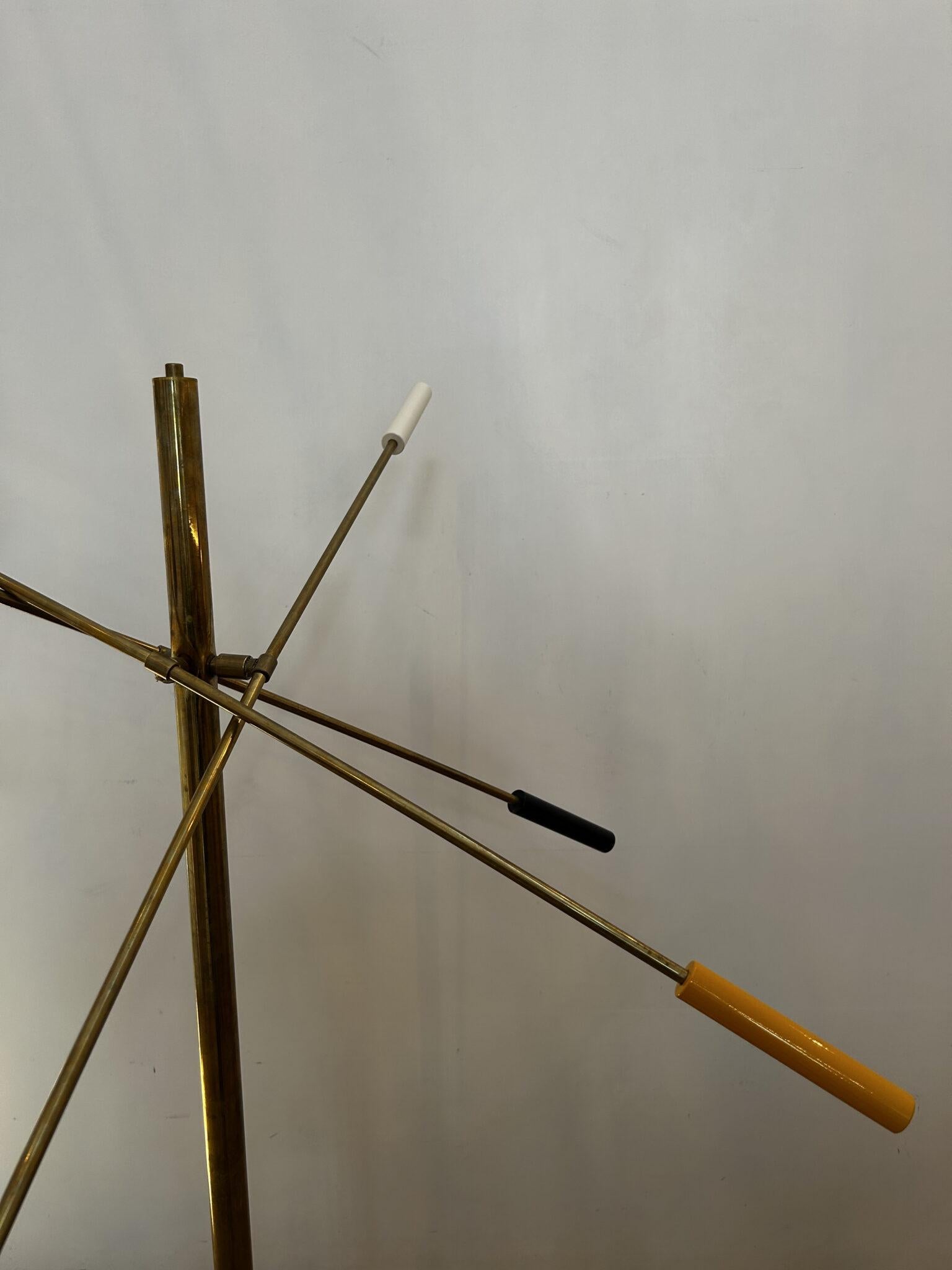Adjustable floor lamp, Denmark 1960s
