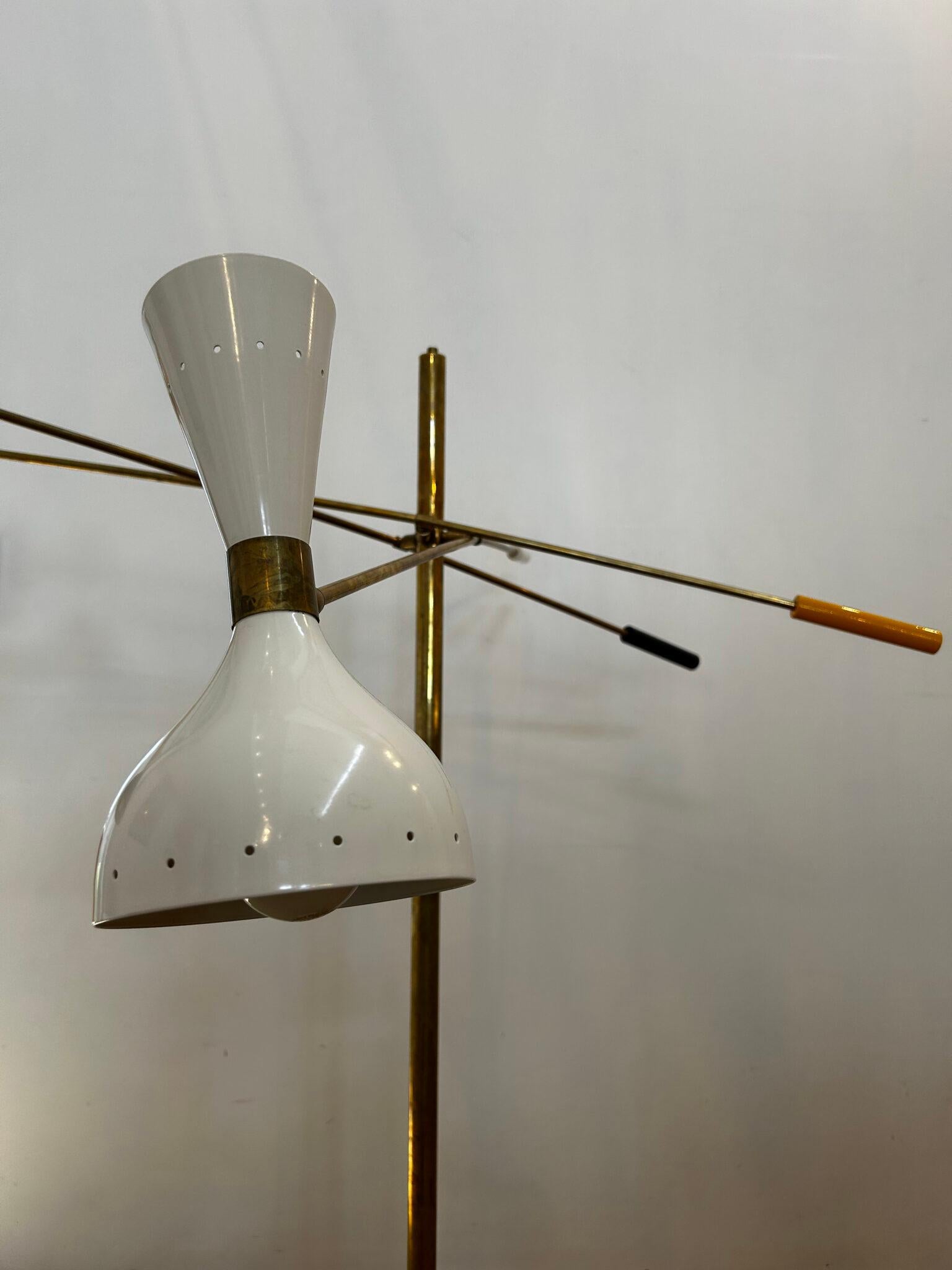 Danish Adjustable floor lamp, Denmark 1960s in vendita