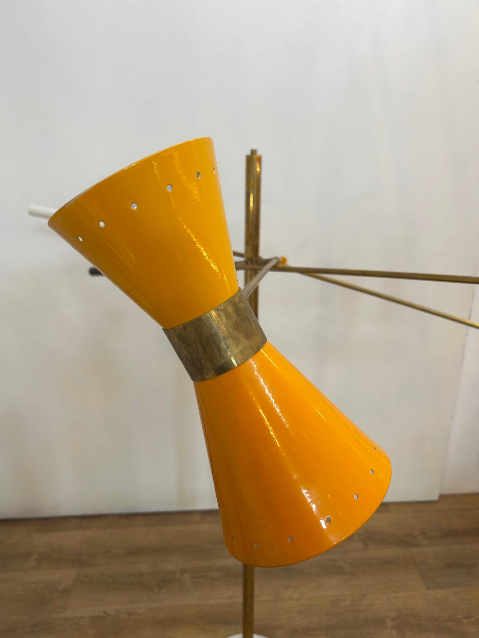 Adjustable floor lamp, Denmark 1960s in vendita 2