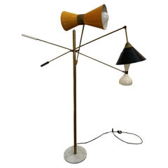 Adjustable floor lamp, Denmark 1960s