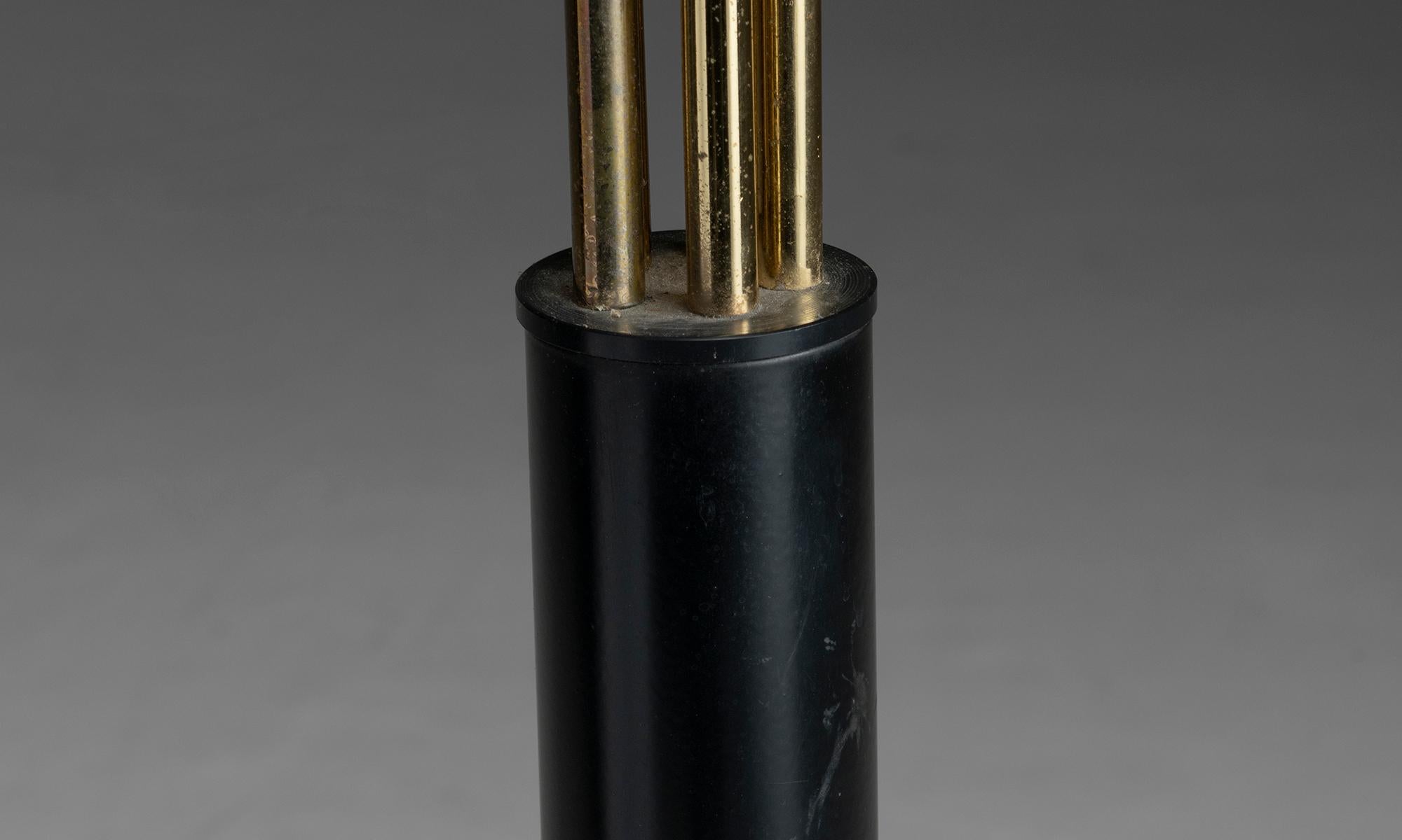 Metal Adjustable Floor Lamp, Italy 1970 For Sale