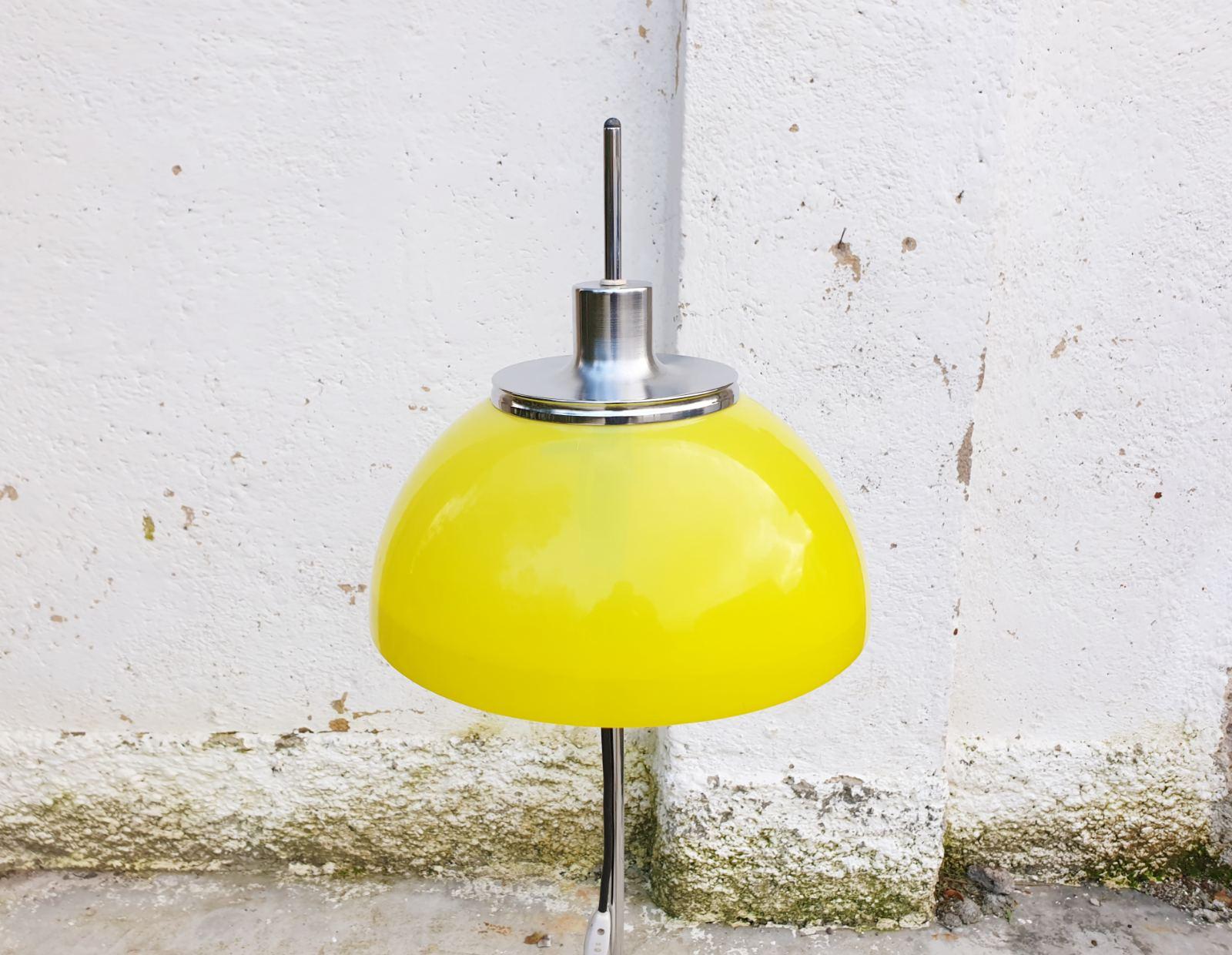 Adjustable Floor Lamp Model Faro by Guzzini, Italy 70s For Sale 1