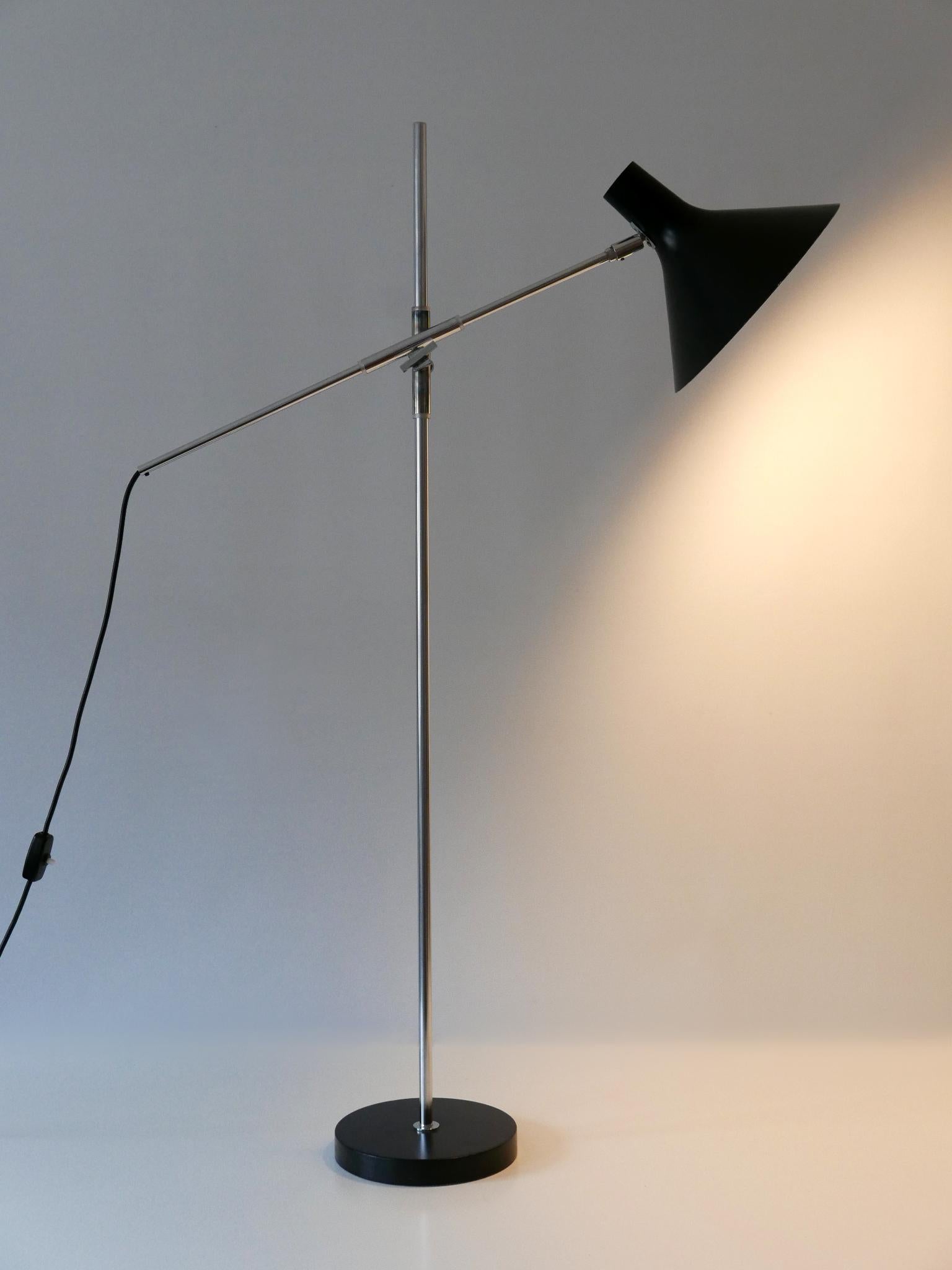 Allemand Lampadaire réglable 8180 de Karl-Heinz Kinsky pour Cosack, années 1960 en vente