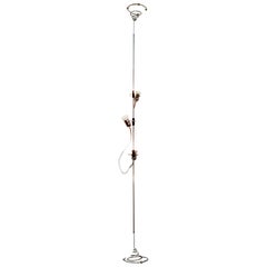 Lampada da terra regolabile Sky di Francesco Fois per Reggiani anni '60-'70