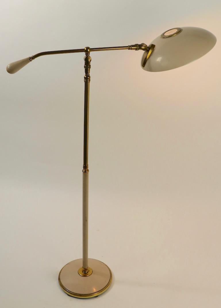 saucer floor lamp