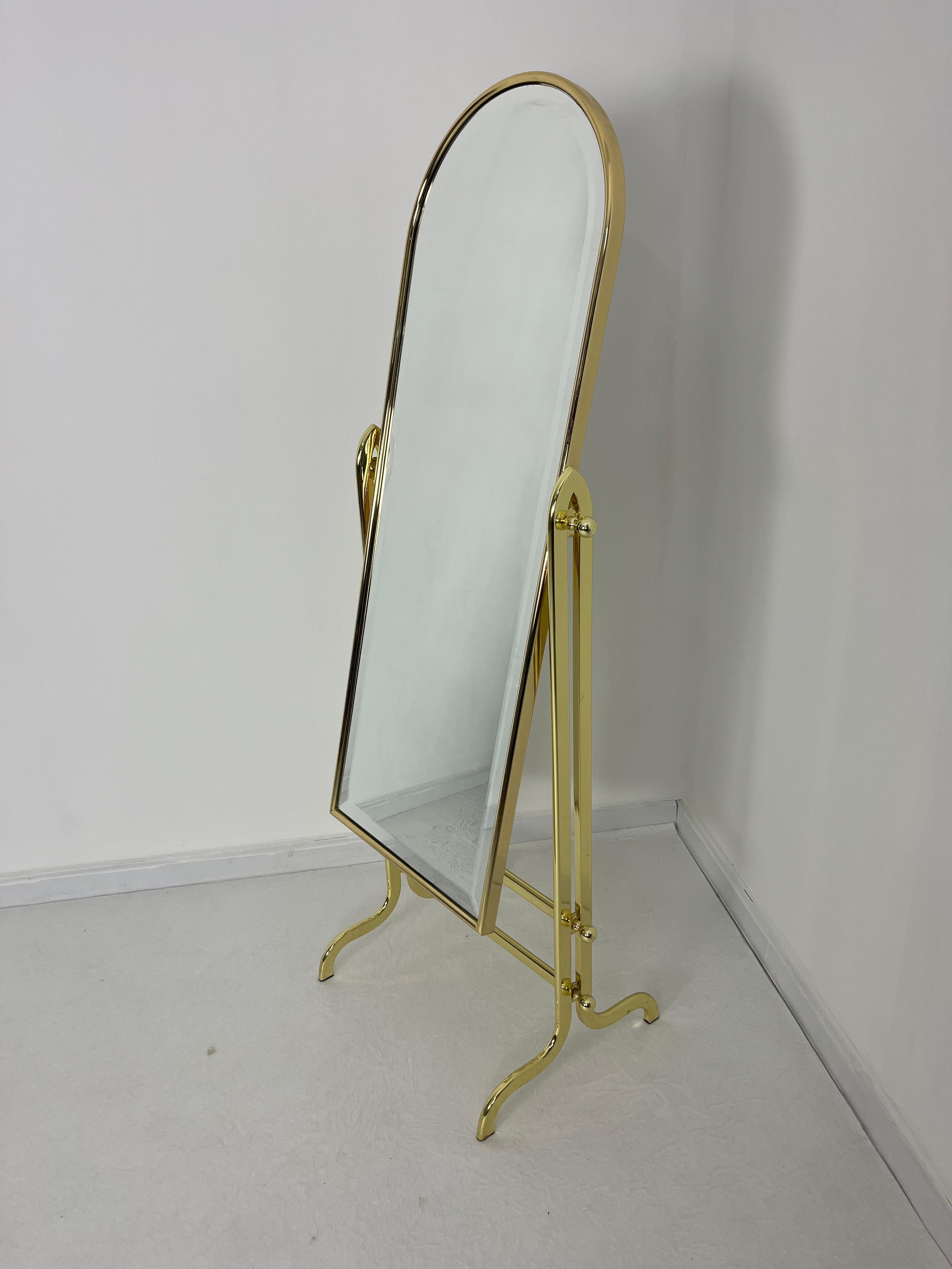 Miroir de sol réglable, fabriqué en Italie, années 1980 en vente 3