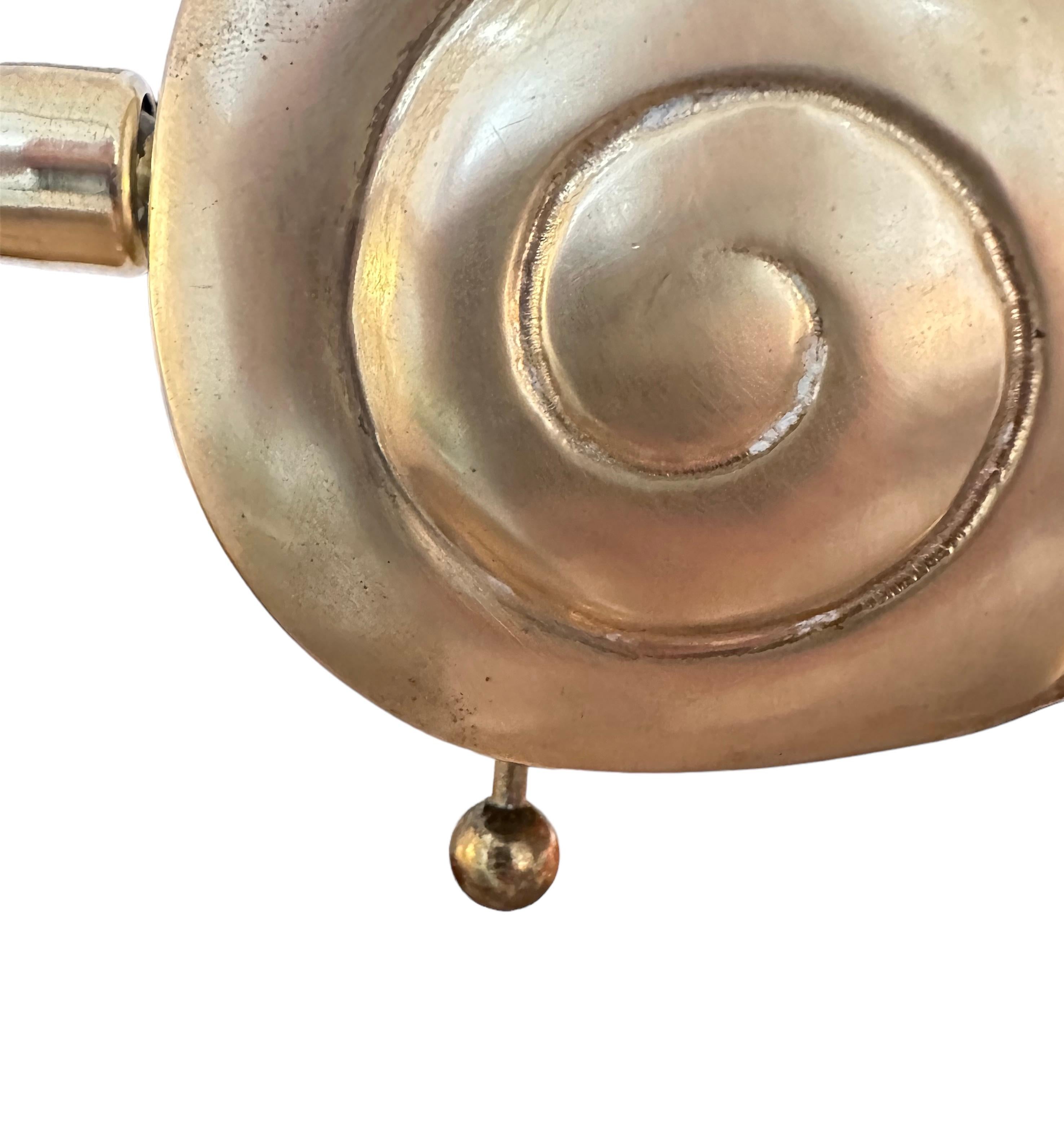 Adjustable Floor Shell Lamp Attributed to Darren Ransell Design 1