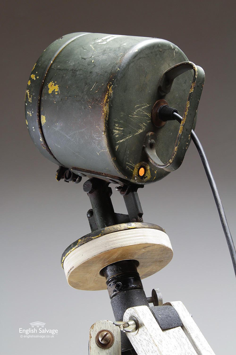 Adjustable Floor Spotlight Tripod Base, 20th Century In Good Condition For Sale In London, GB