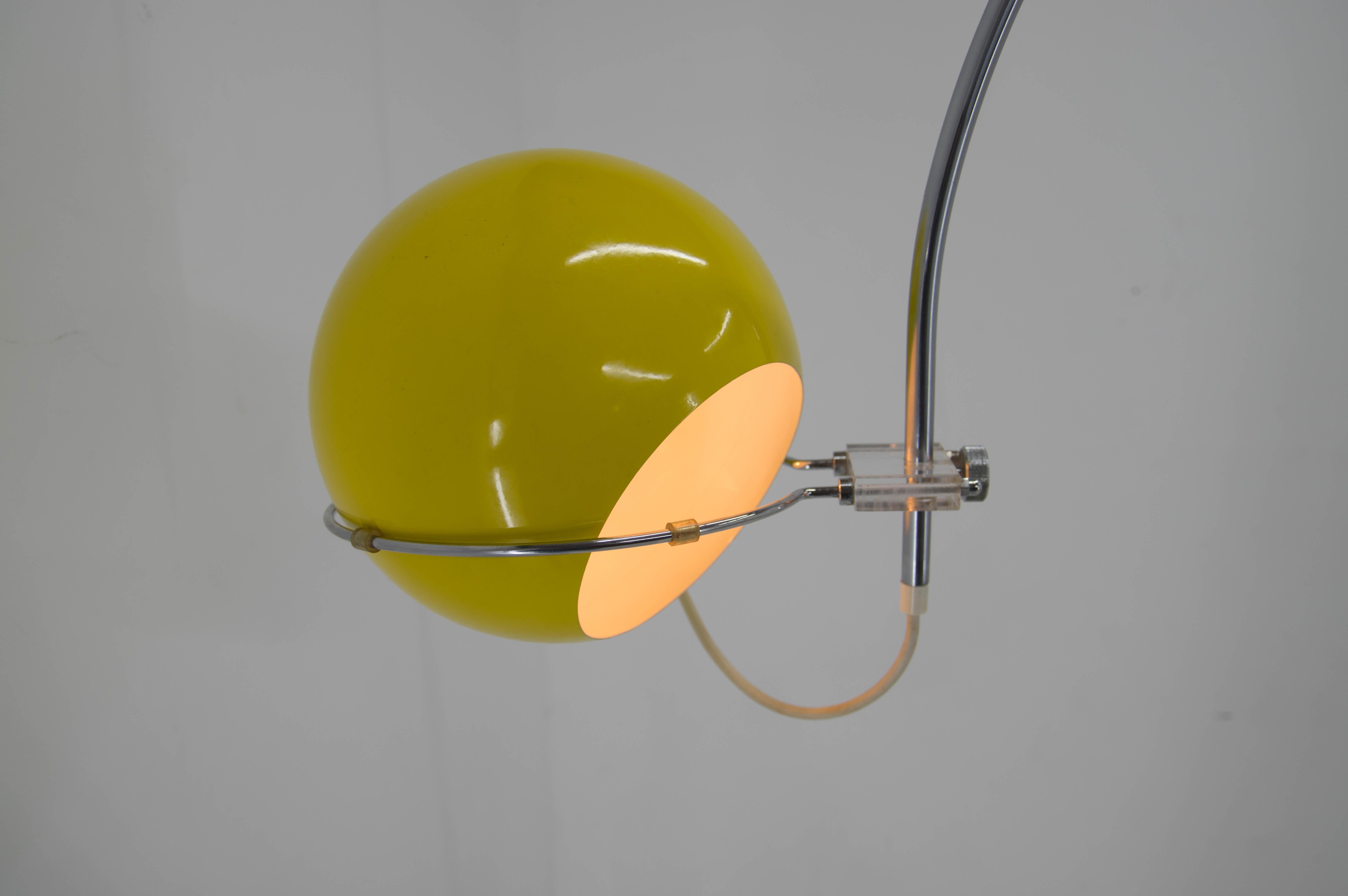 Space Age Adjustable GEPO Arc Floor Lamp, Netherland, 1960s For Sale