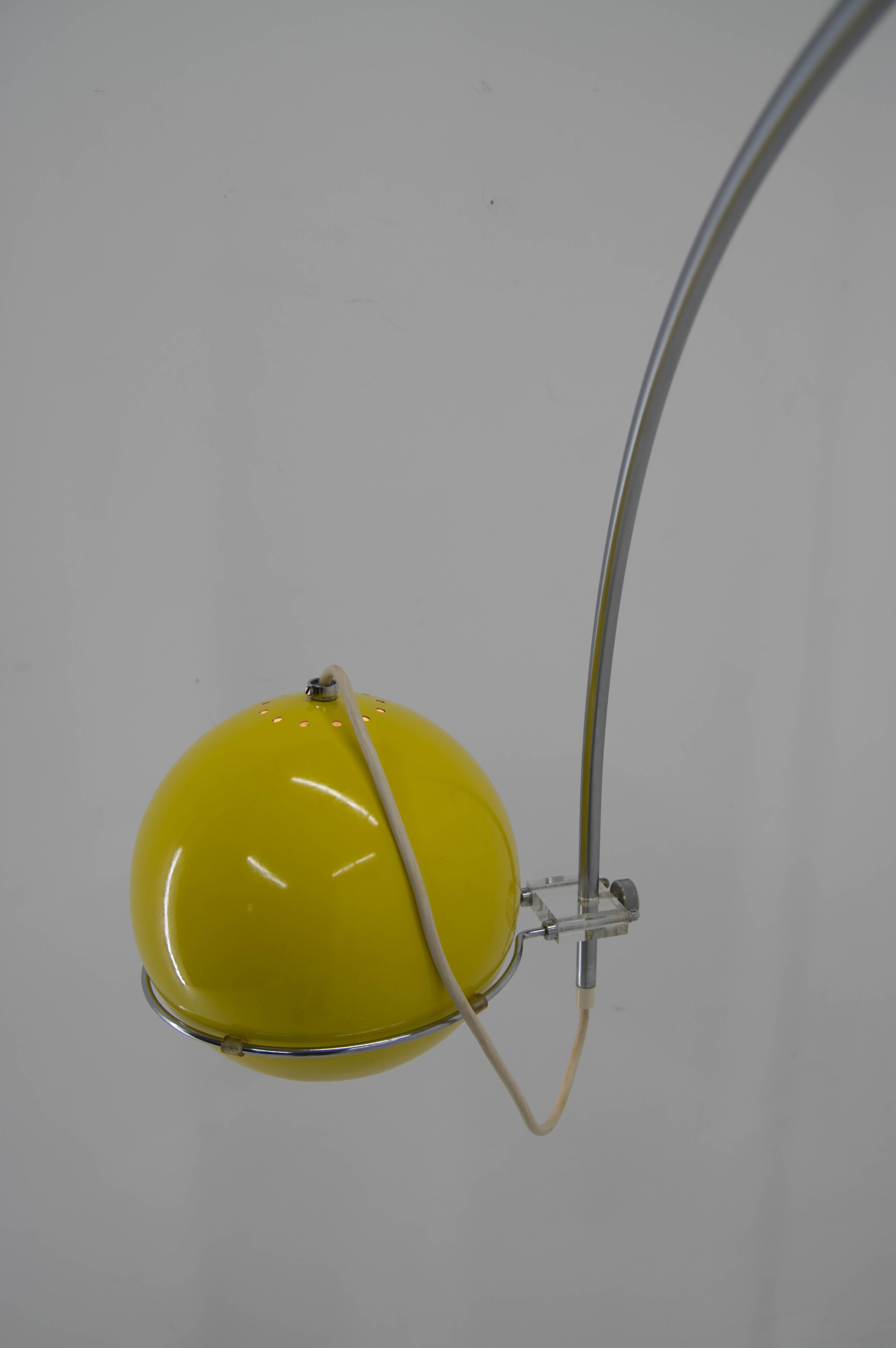 Metal Adjustable GEPO Arc Floor Lamp, Netherland, 1960s For Sale