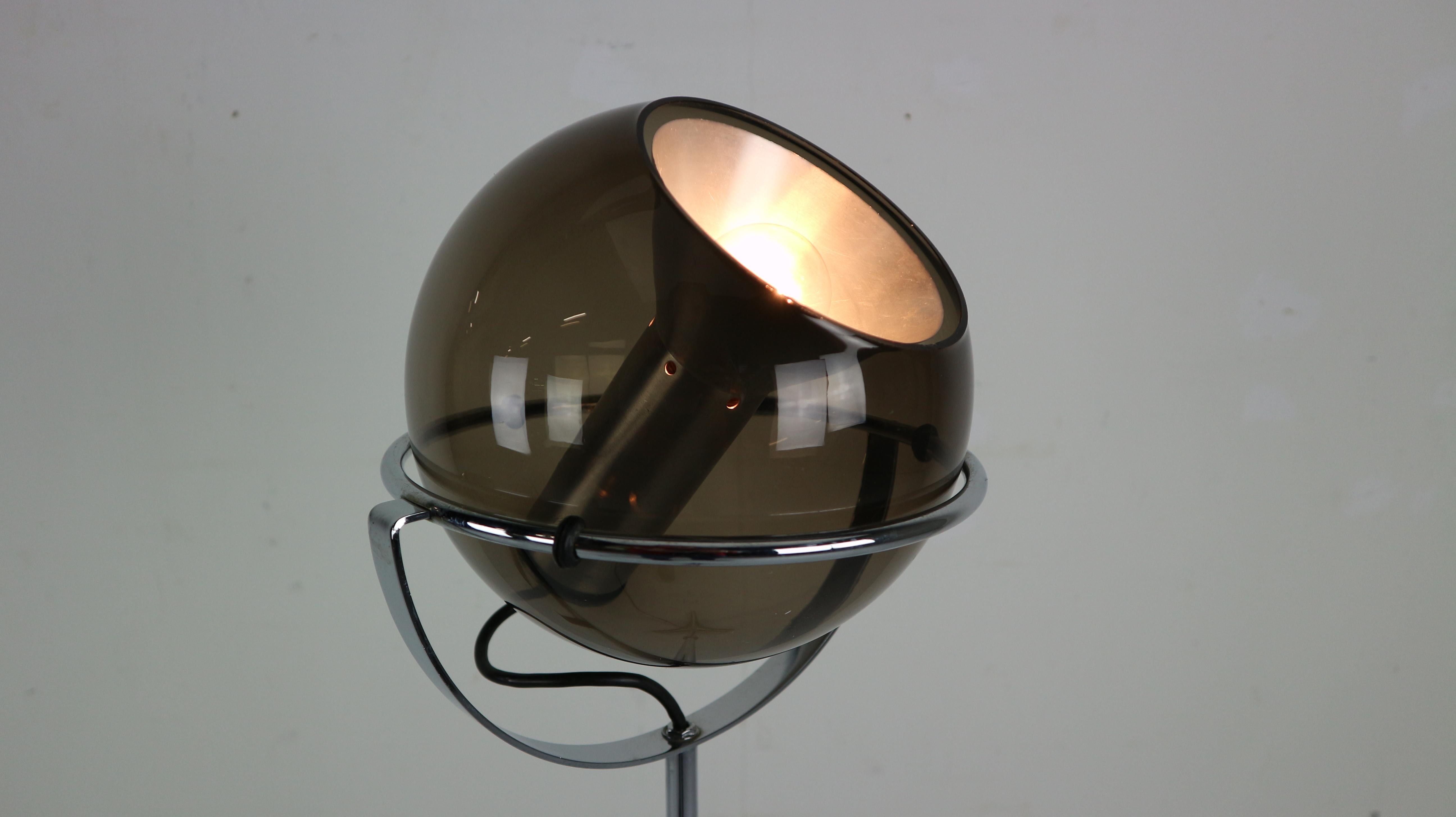 Adjustable Globe Floor Lamp by Frank Ligtelijn for RAAK, 1960 Dutch Design 11
