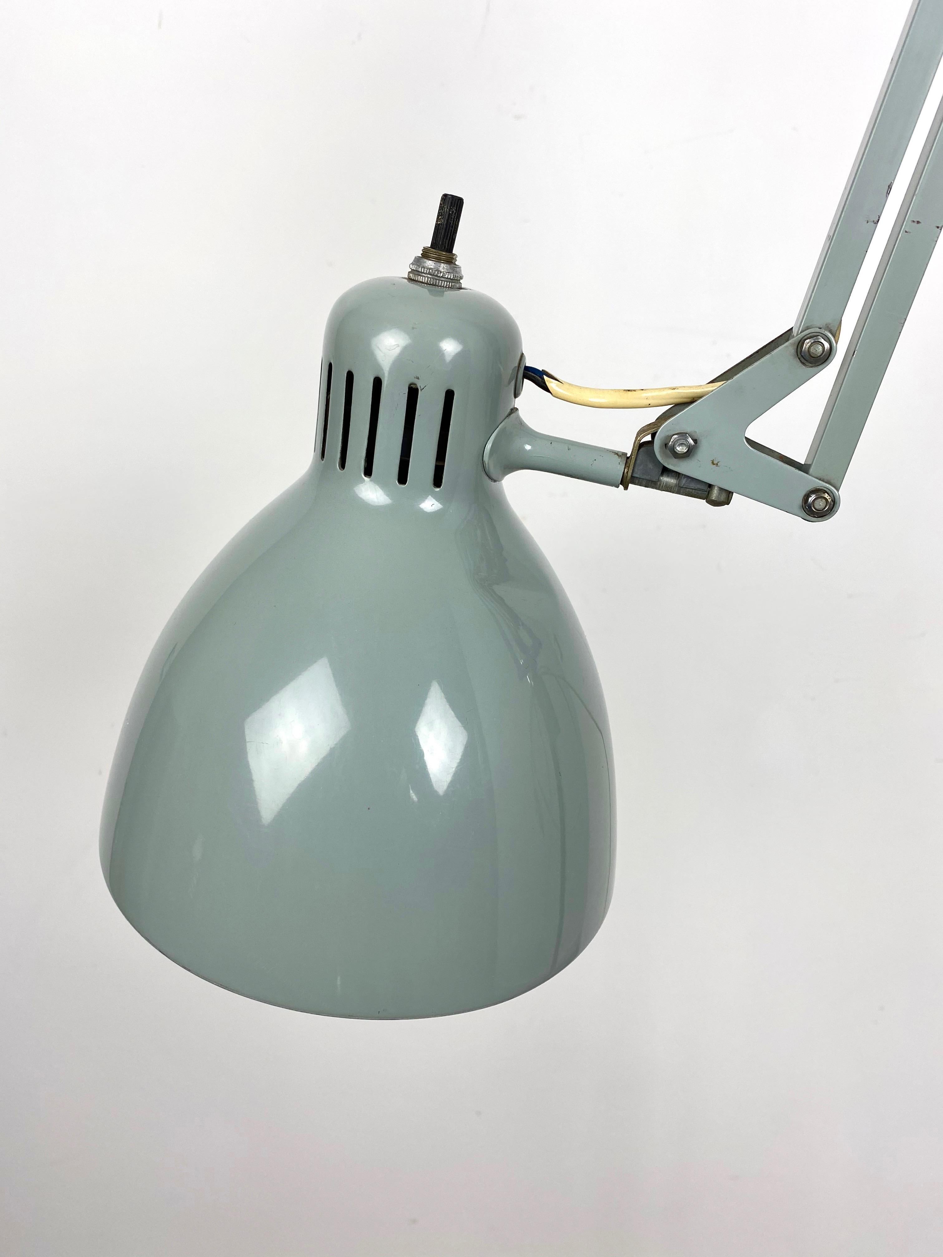 Adjustable Grey Floor Lamp 