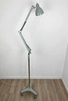 Lampadaire gris réglable "Naska Loris" par Arne Jacobsen pour Luxo Norway, années 1950