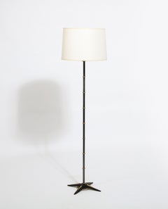 Adjustable Height Floor Lamp by Gilles Sermadiras, France, 1950's