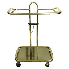 Adjustable Hollywood Regency bar cart or side table from Morex, Italy, 1970s