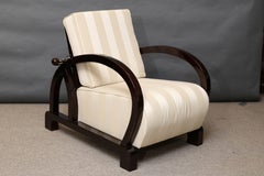 Adjustable Art Deco Hungarian Armchair in Walnut
