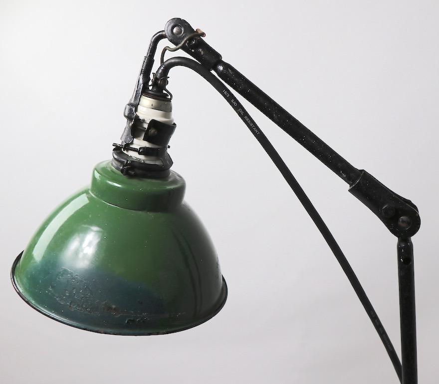 Iron Adjustable Industrial Floor Lamp