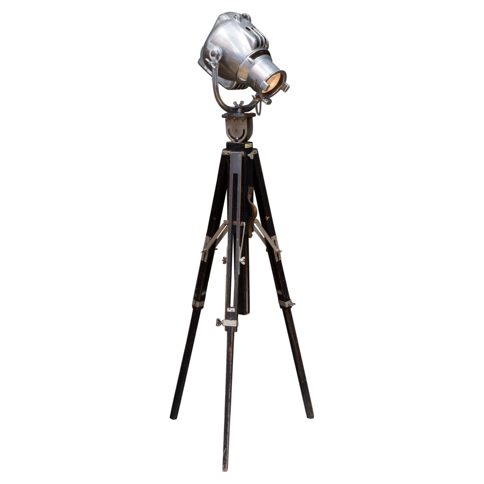 Lampe de table/Lampe de salle à manger industrielle réglable C.1900-1950