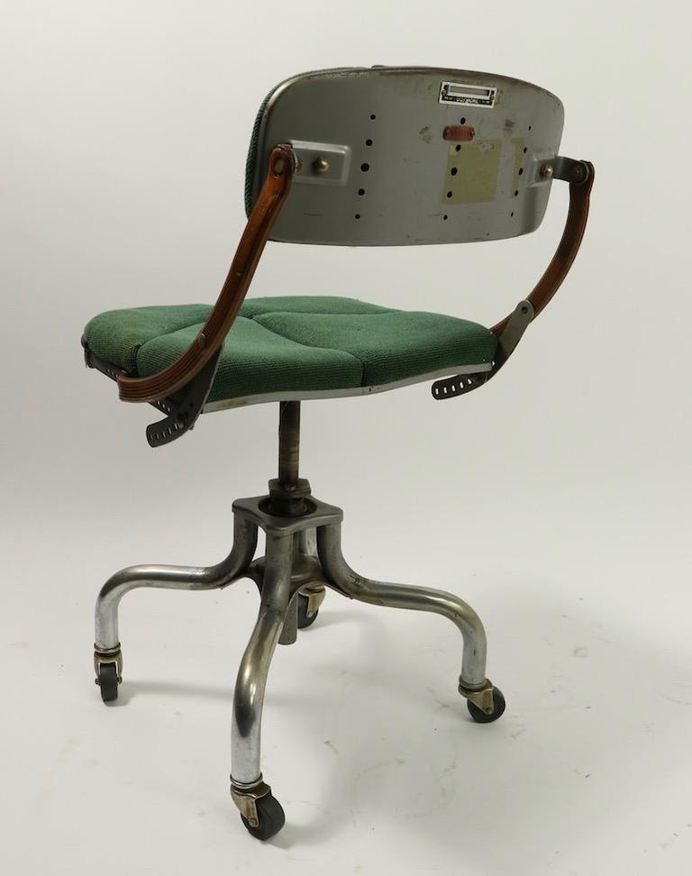 Adjustable Industrial Swivel Desk Office Task Chair by Do More at