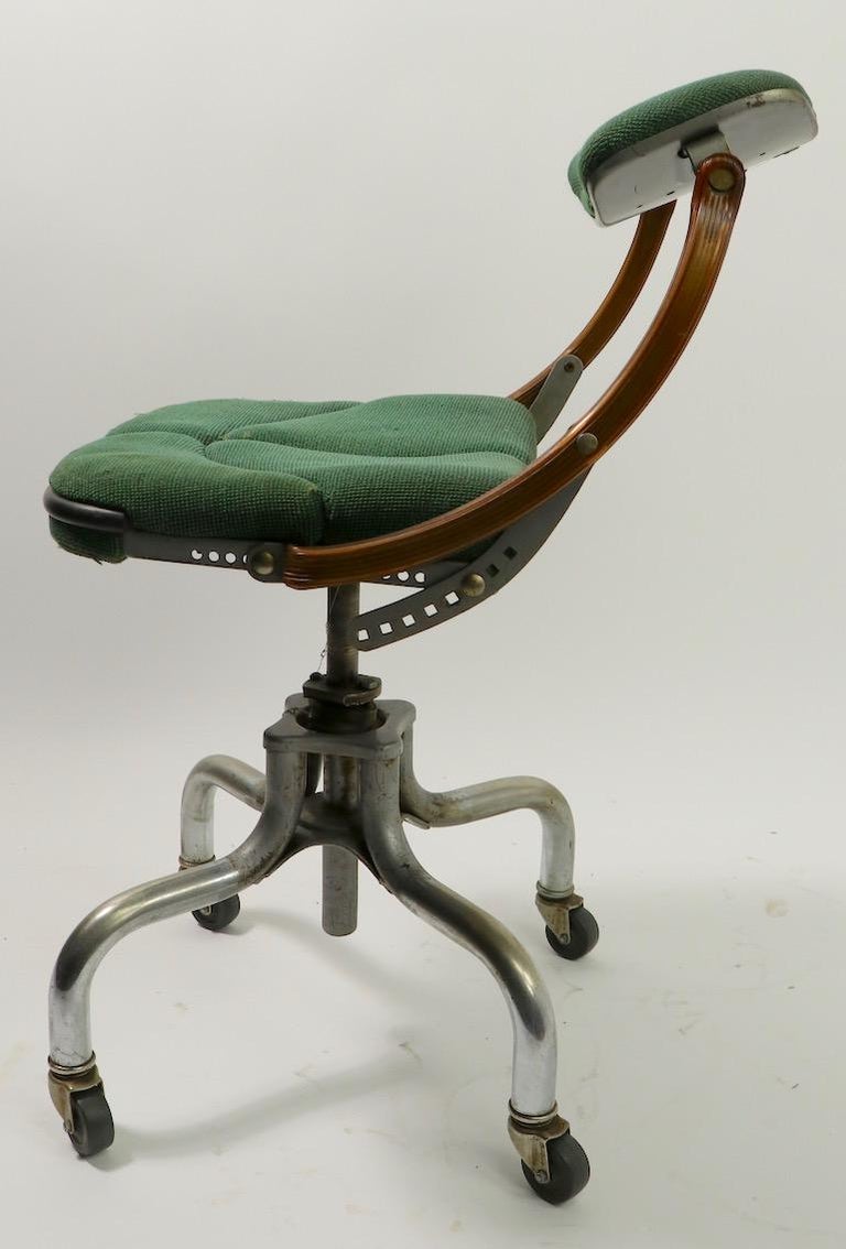 Adjustable Industrial Swivel Desk Office Task Chair by Do More at