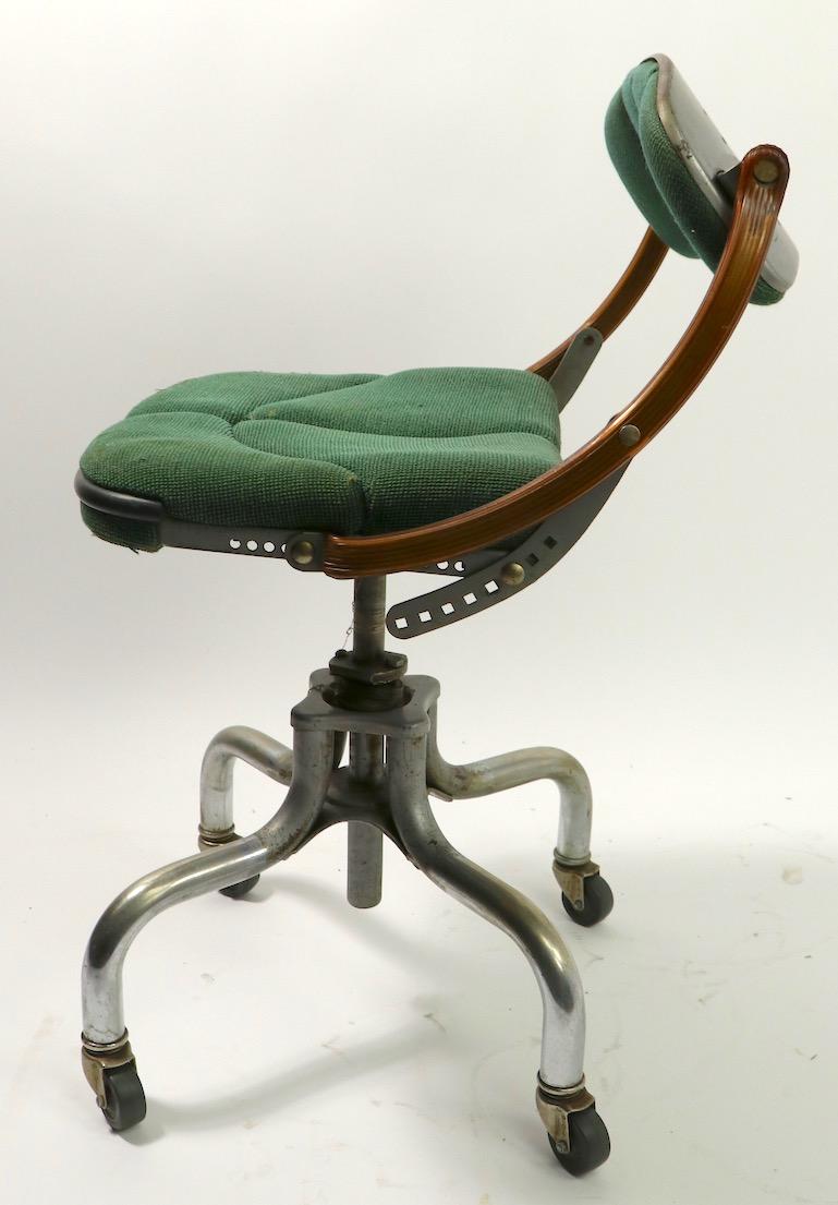 Adjustable Industrial Swivel Desk Office Task Chair by Do More 6
