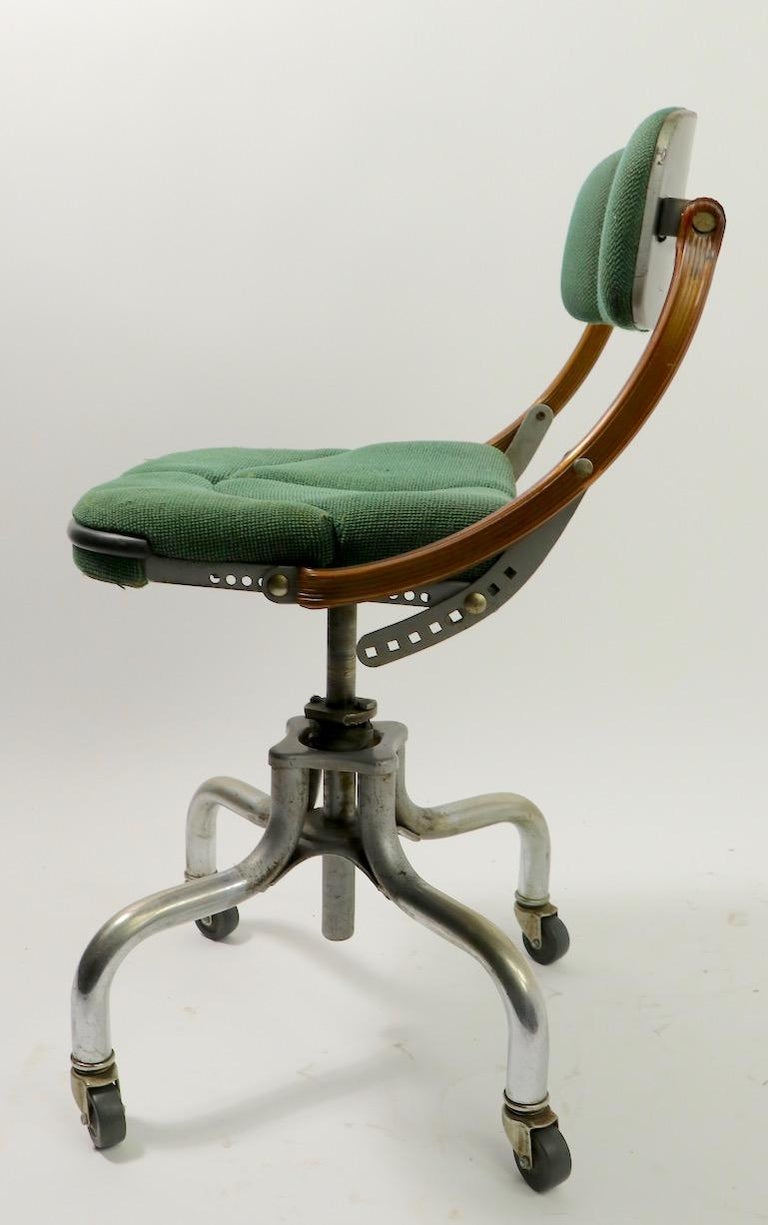 Adjustable Industrial Swivel Desk Office Task Chair by Do More at