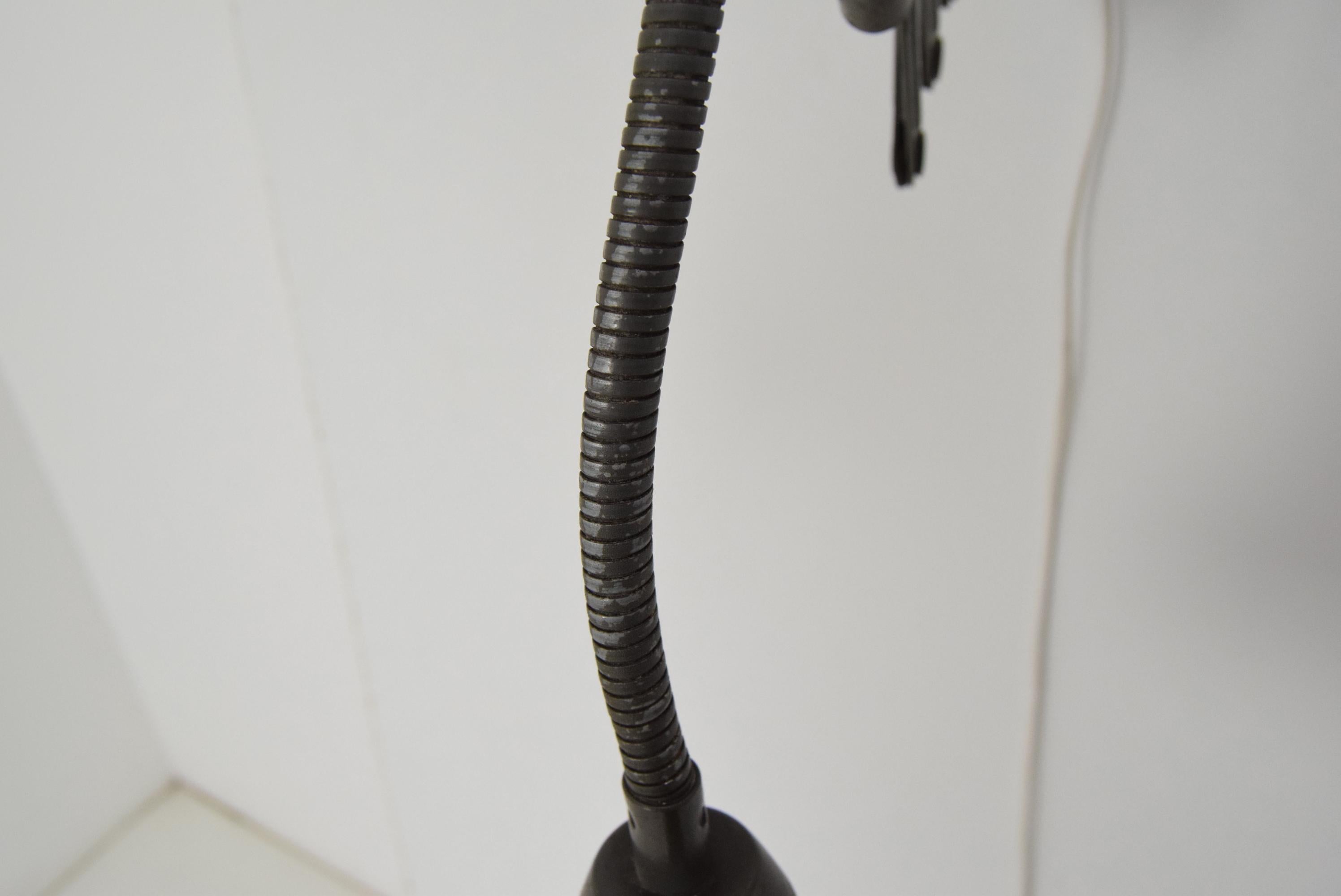 Adjustable Industrial Wall Lamp, Instala Decin, 1960’s For Sale 5