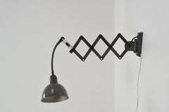 Adjustable Industrial Wall Lamp, Instala Decin, 1960’s