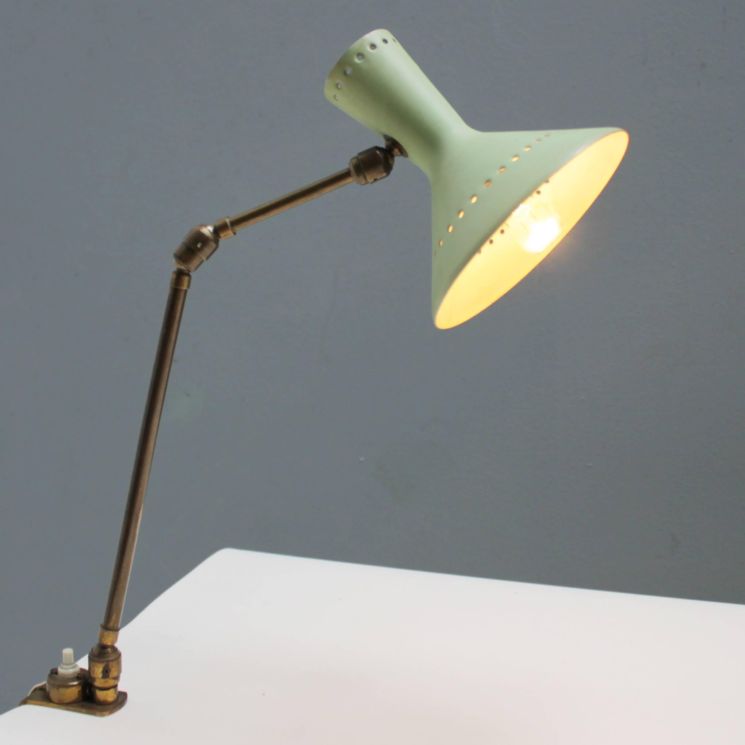 Mid-Century Modern Adjustable Italian Desk Lamp