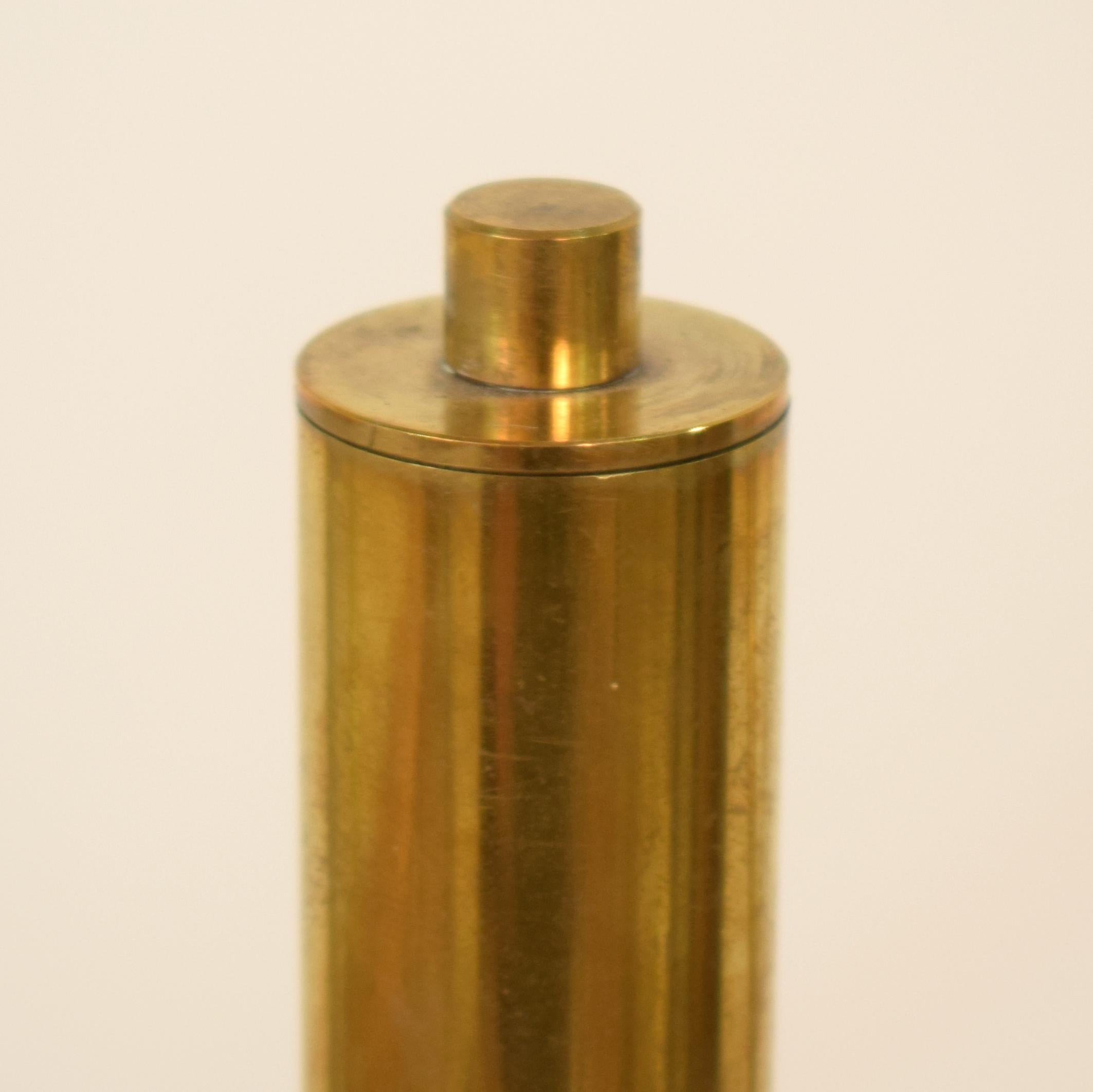 Adjustable Italian Three-Arm Brass & Marble Floor Lamp in the Style of Stilnovo 1