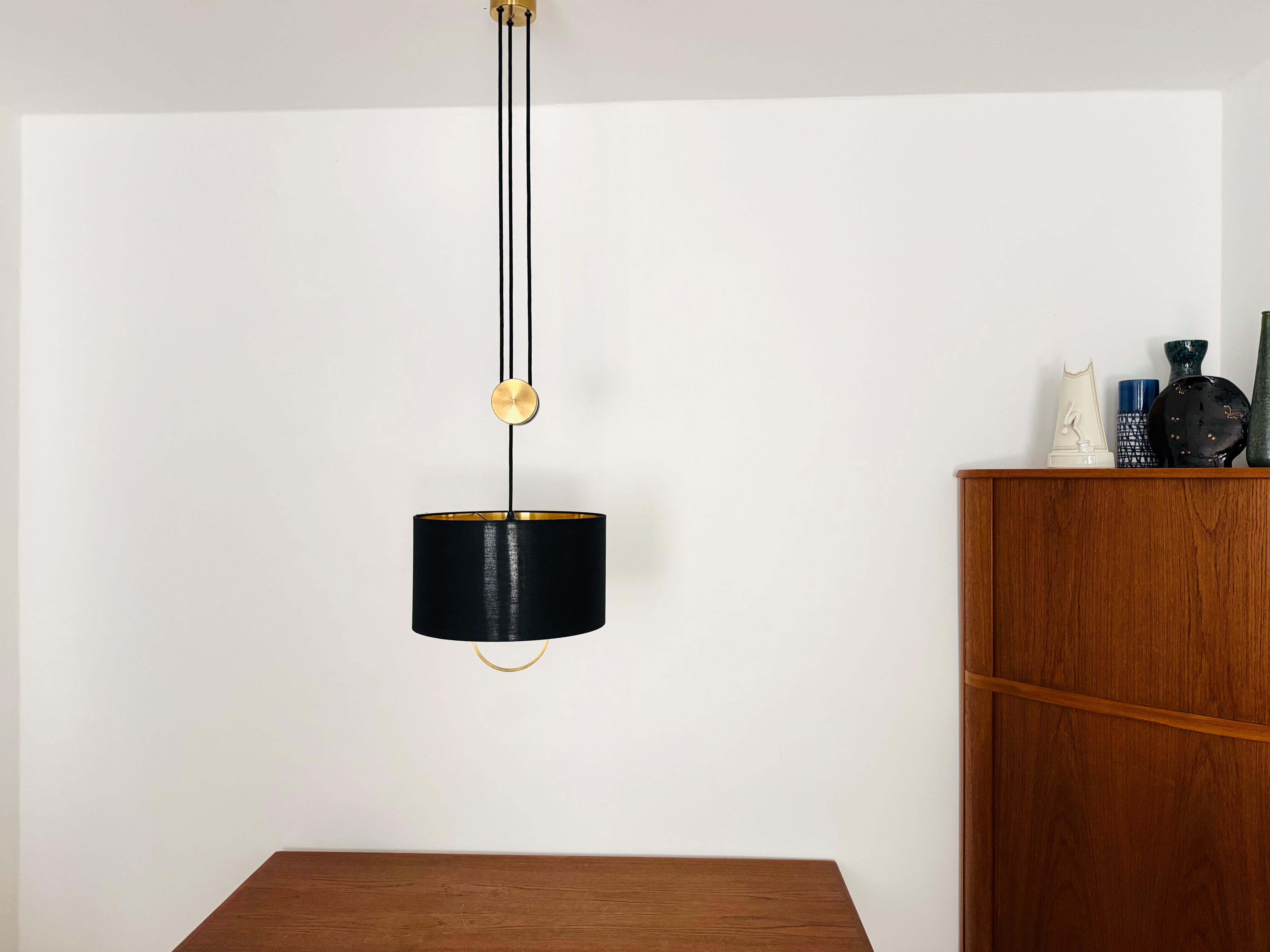 Ottone Adjustable Jo-Jo Pendant Lamp by Florian Schulz in vendita