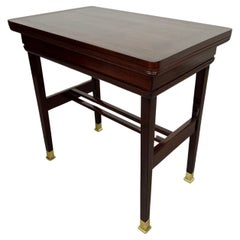 Adjustable jugendstil card table by Portois & Fix