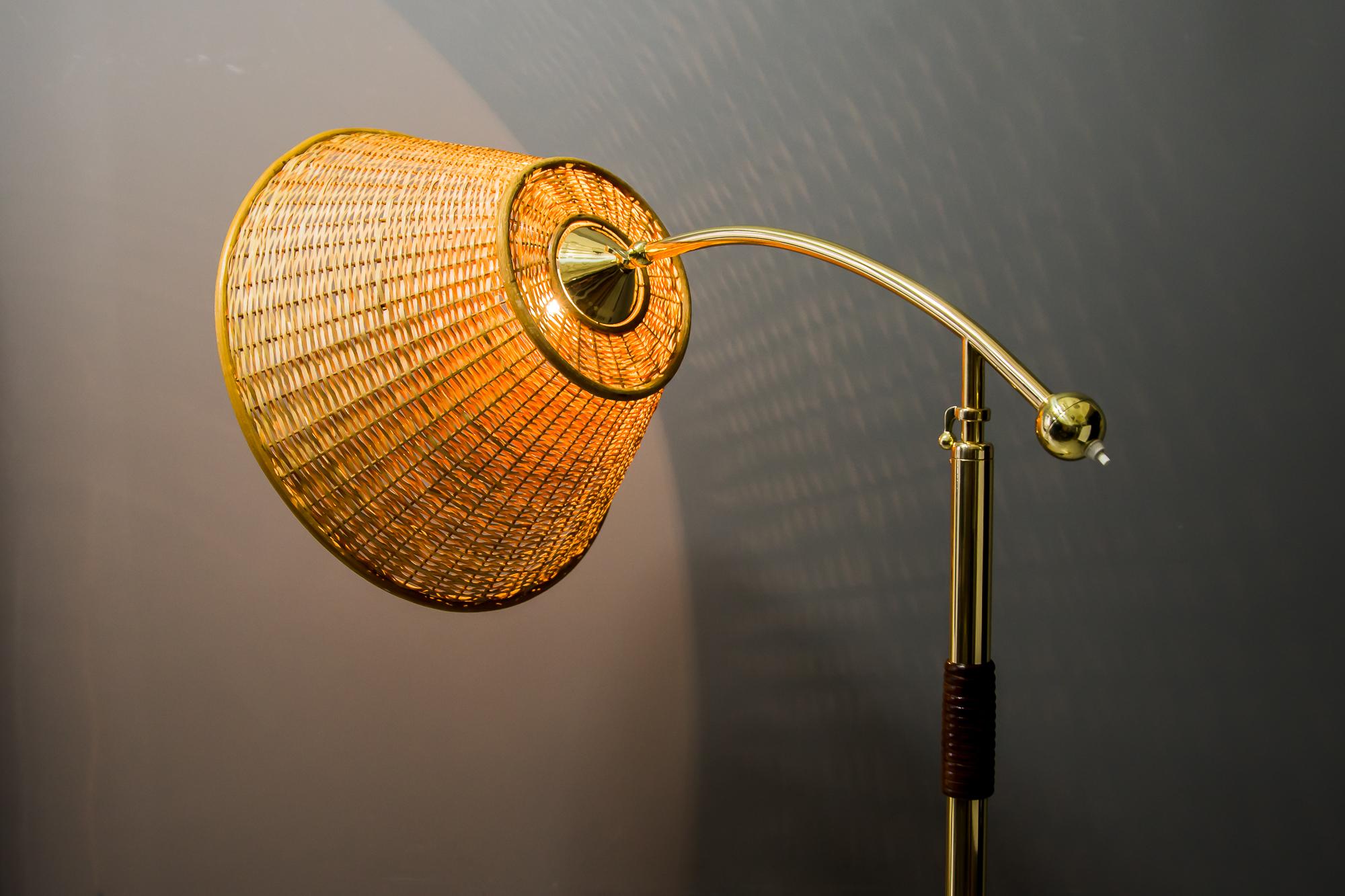 Adjustable Kalmar Floor Lamp with Swiveling Shade, Vienna, circa 1950s For Sale 7