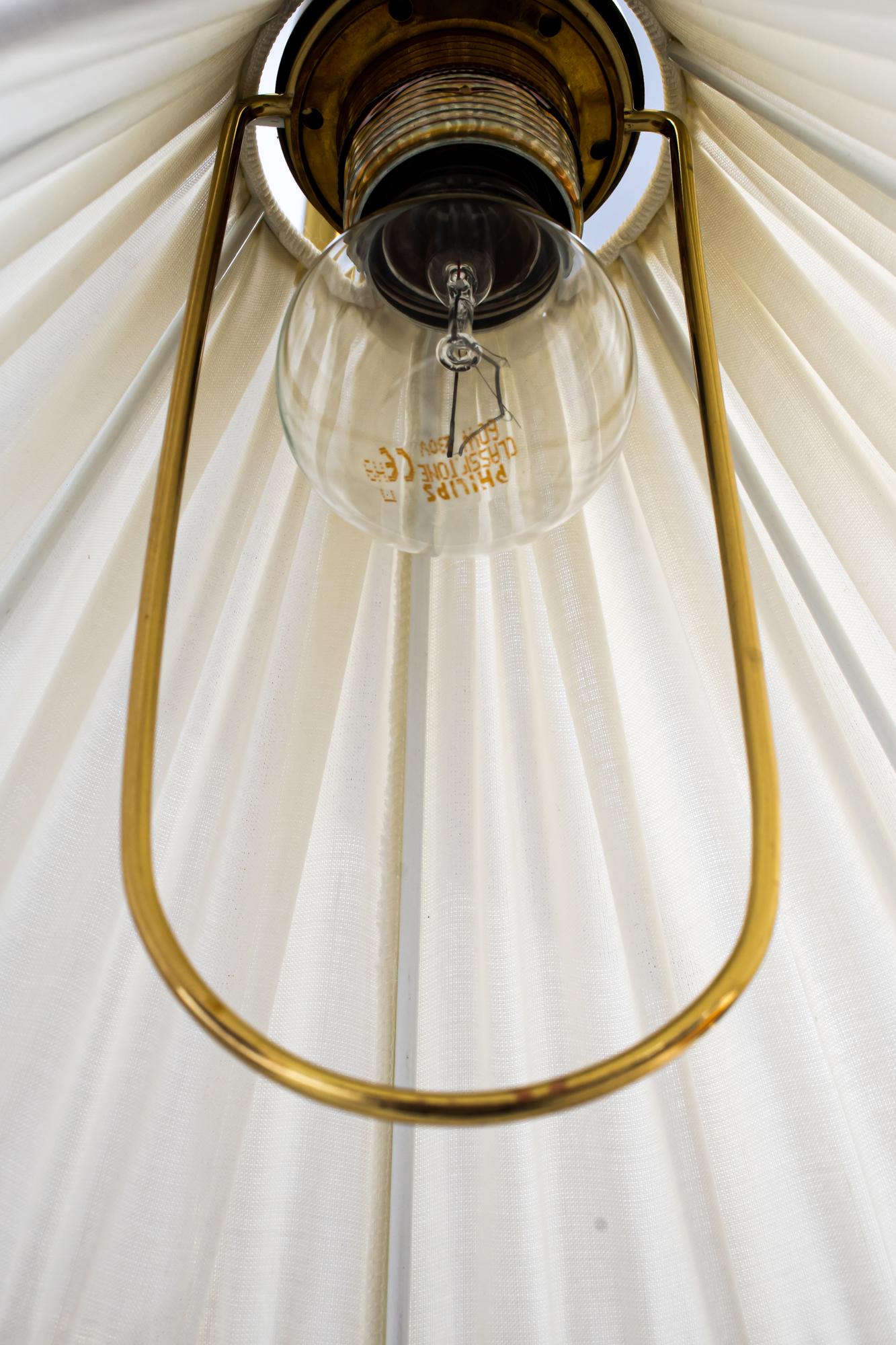 Adjustable Kalmar Wall Lamp with Fabric Shade around 1950s 2