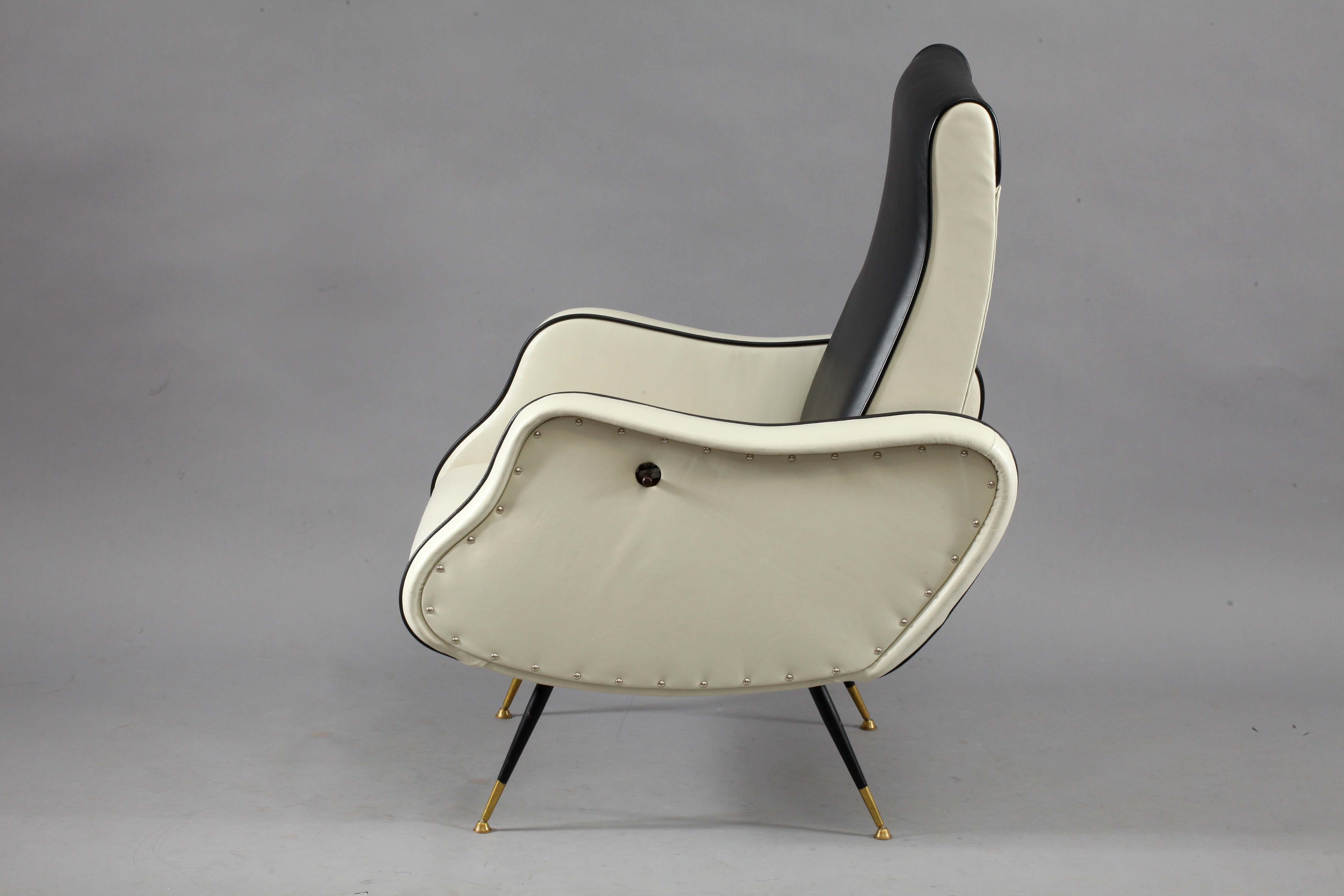 20th Century Adjustable Lady Chair Attributed to Marco Zanuso, Italy, 1950