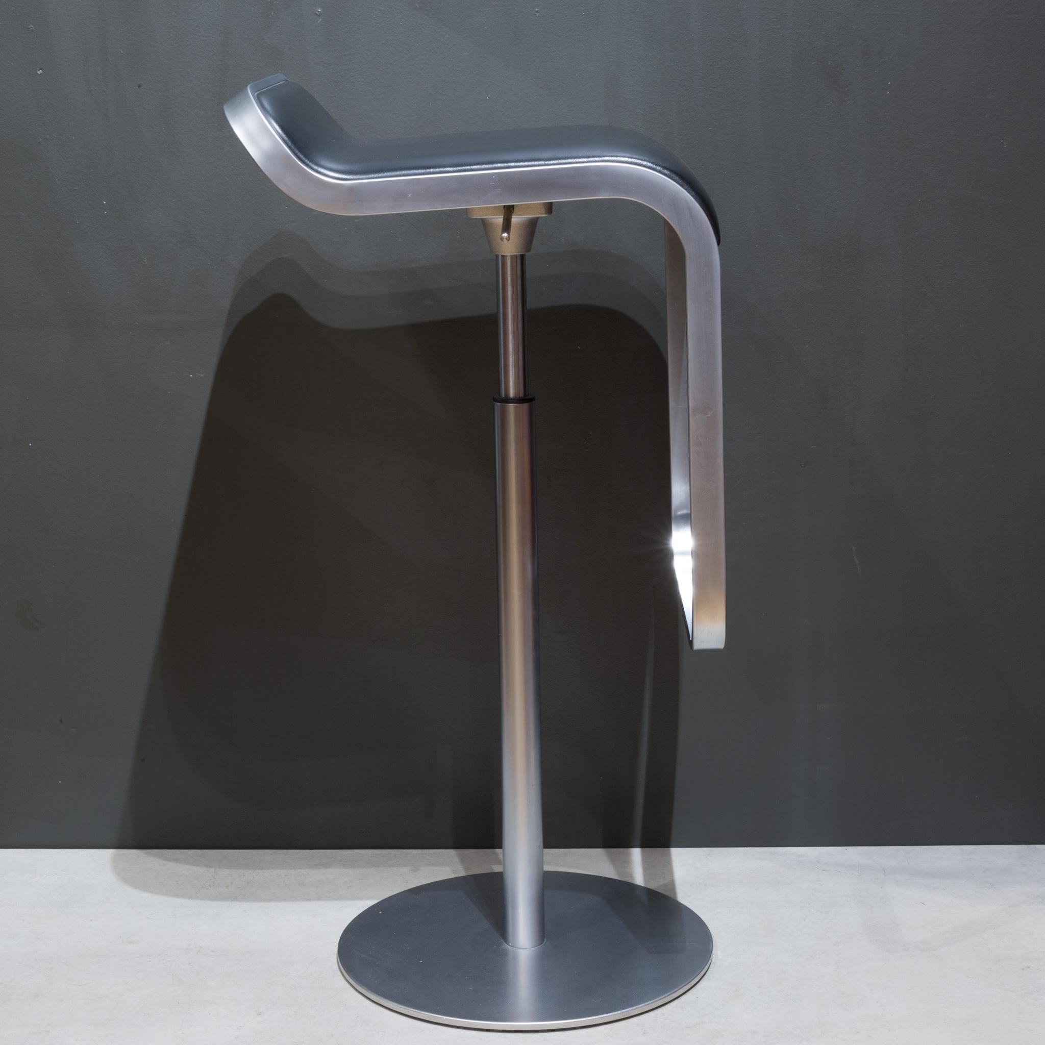 Adjustable Lem Piston Swivel Stool by LaPalma In Good Condition In San Francisco, CA