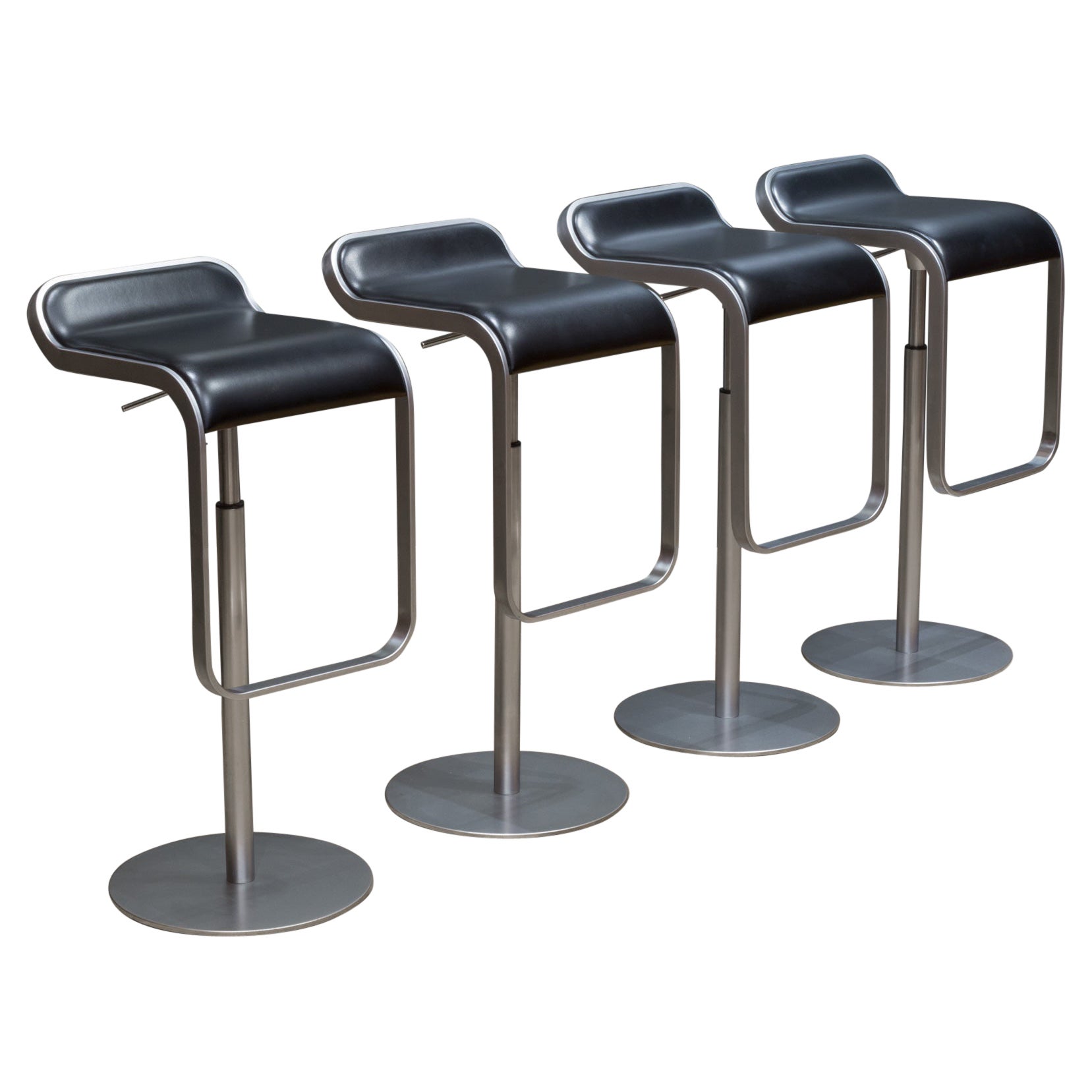 Adjustable Lem Piston Swivel Stools by Lapalma