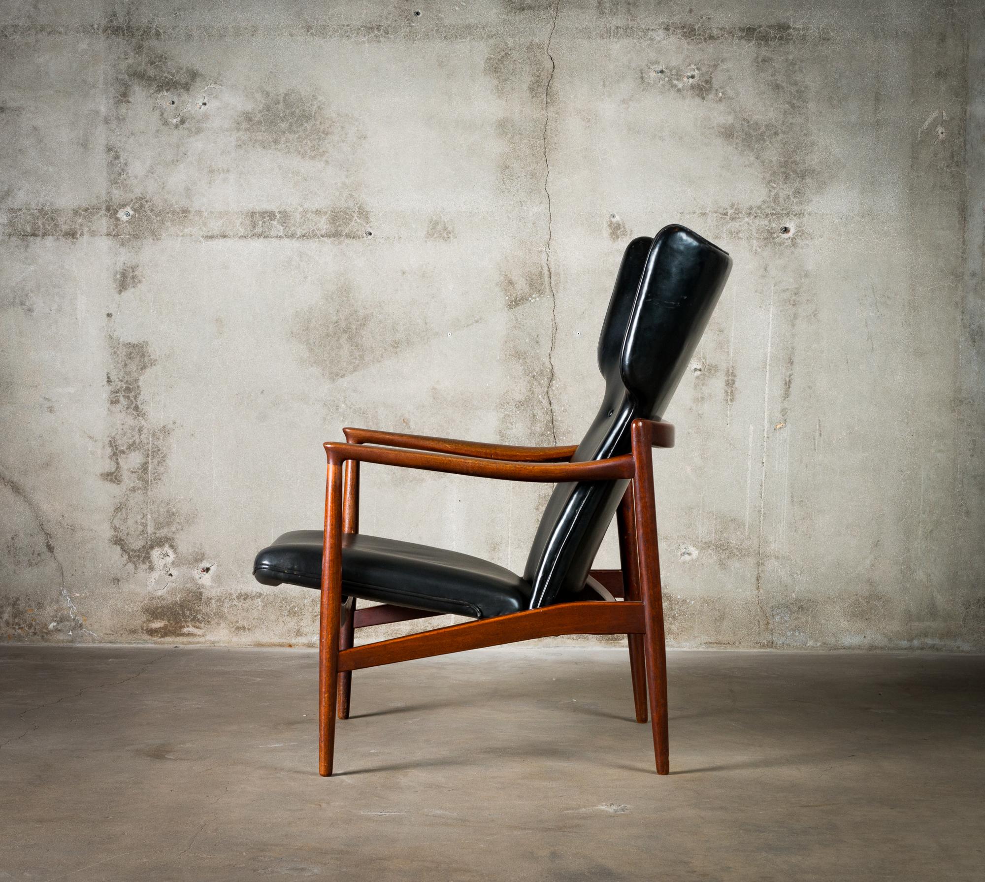 Danish Adjustable Lounge Chair by Jacob Kjaer