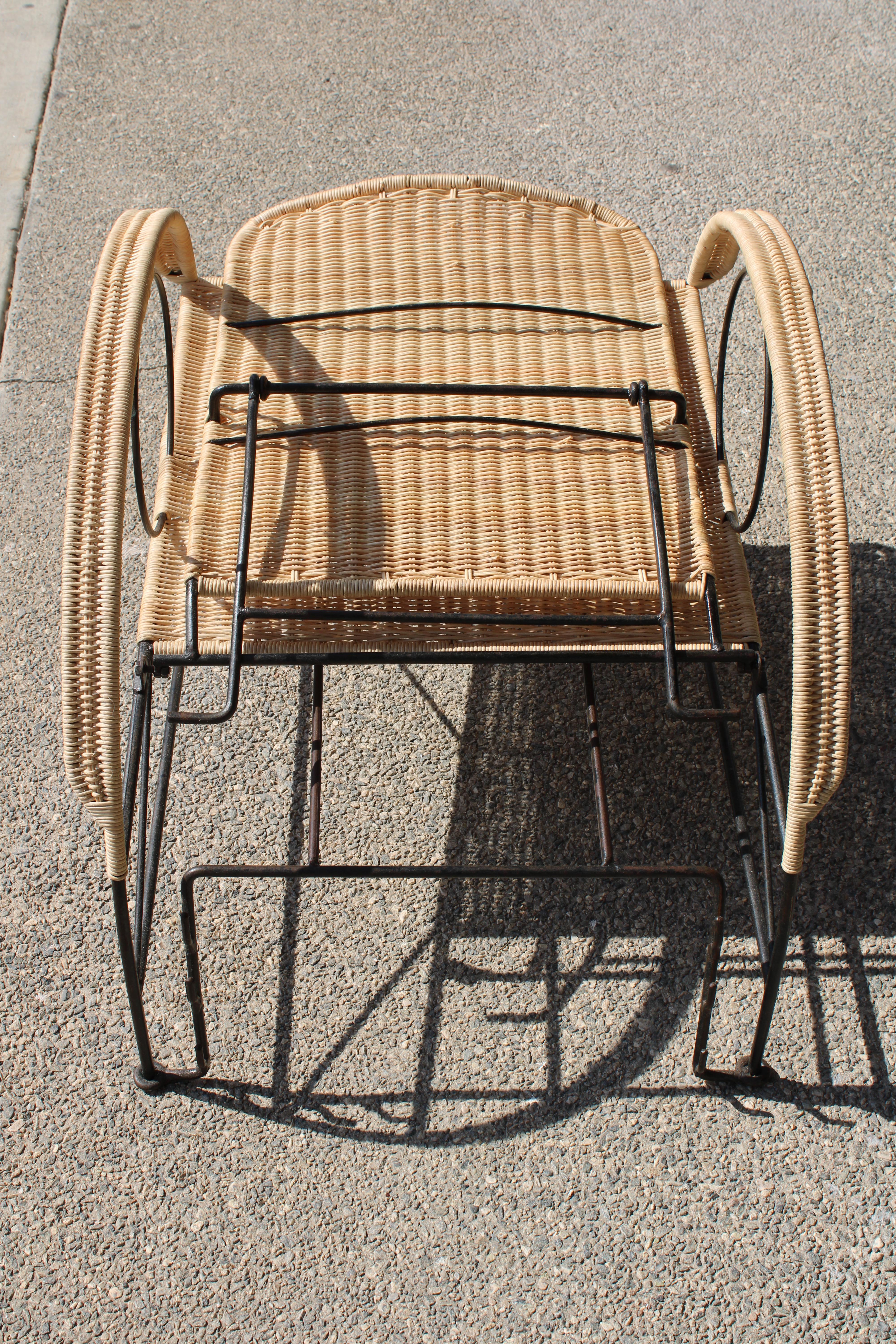Silla de salón ajustable / Otomana Atribuida a Robert Lempereur en venta 6