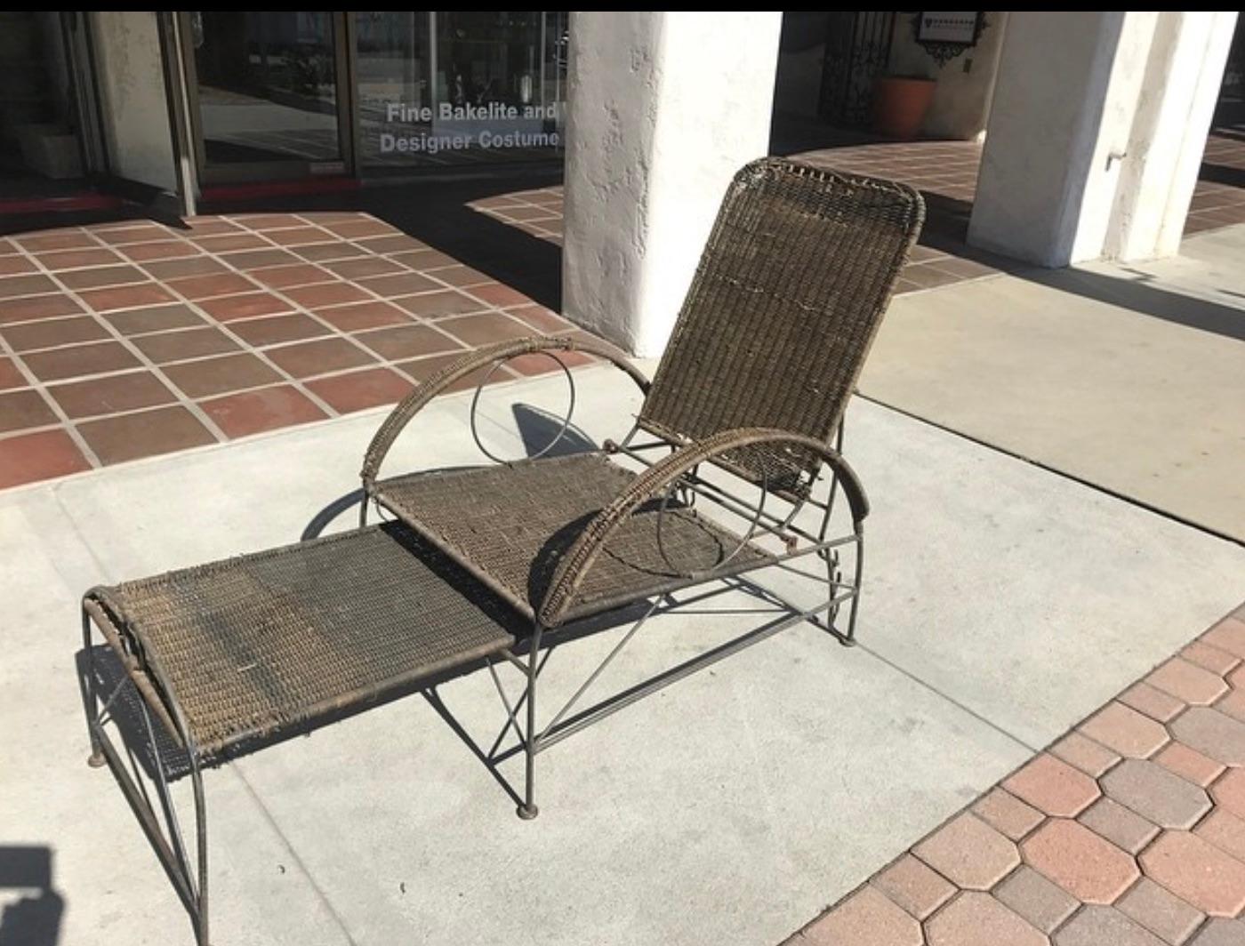 Silla de salón ajustable / Otomana Atribuida a Robert Lempereur en venta 10