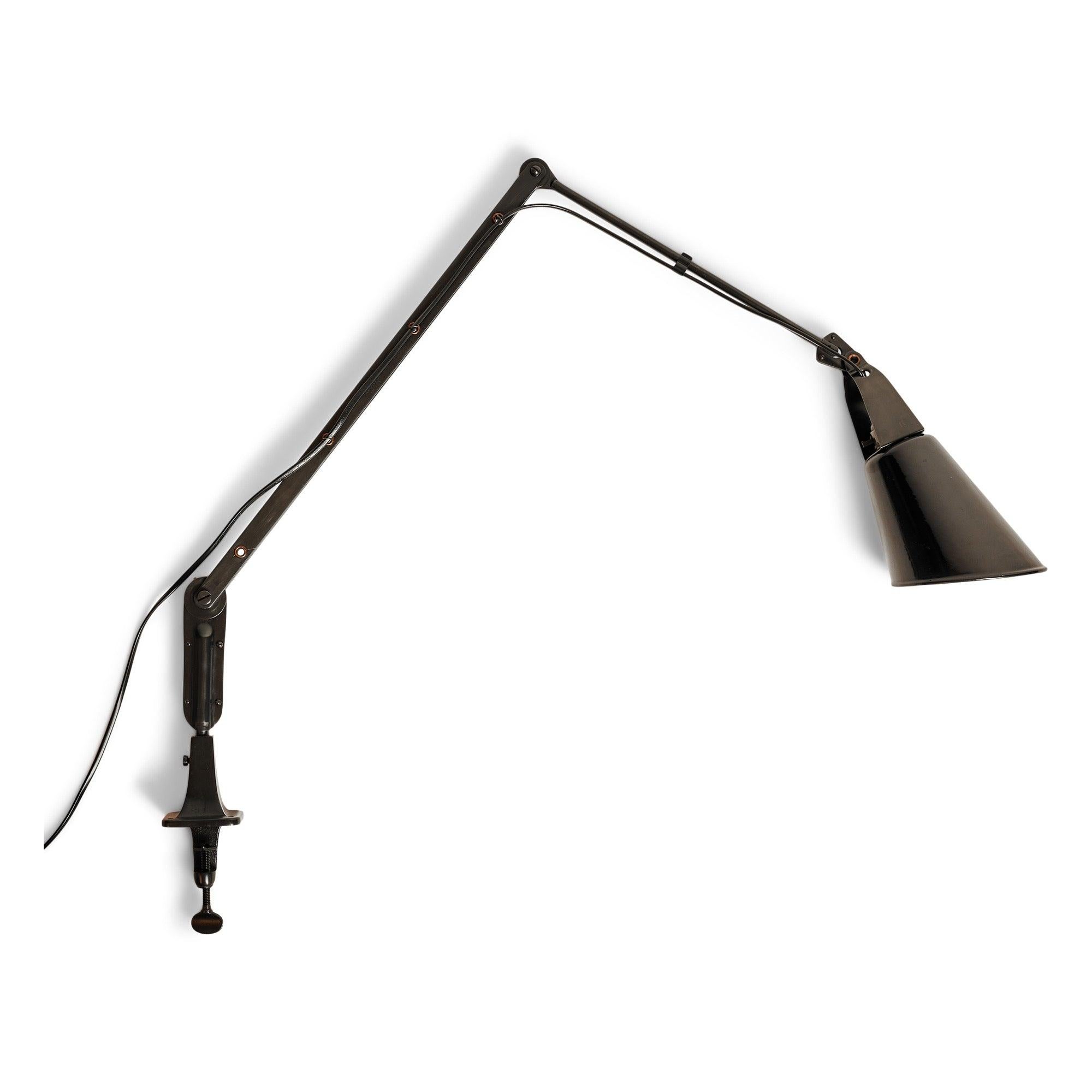 English Adjustable Machinist Lamp for Walligraph For Sale