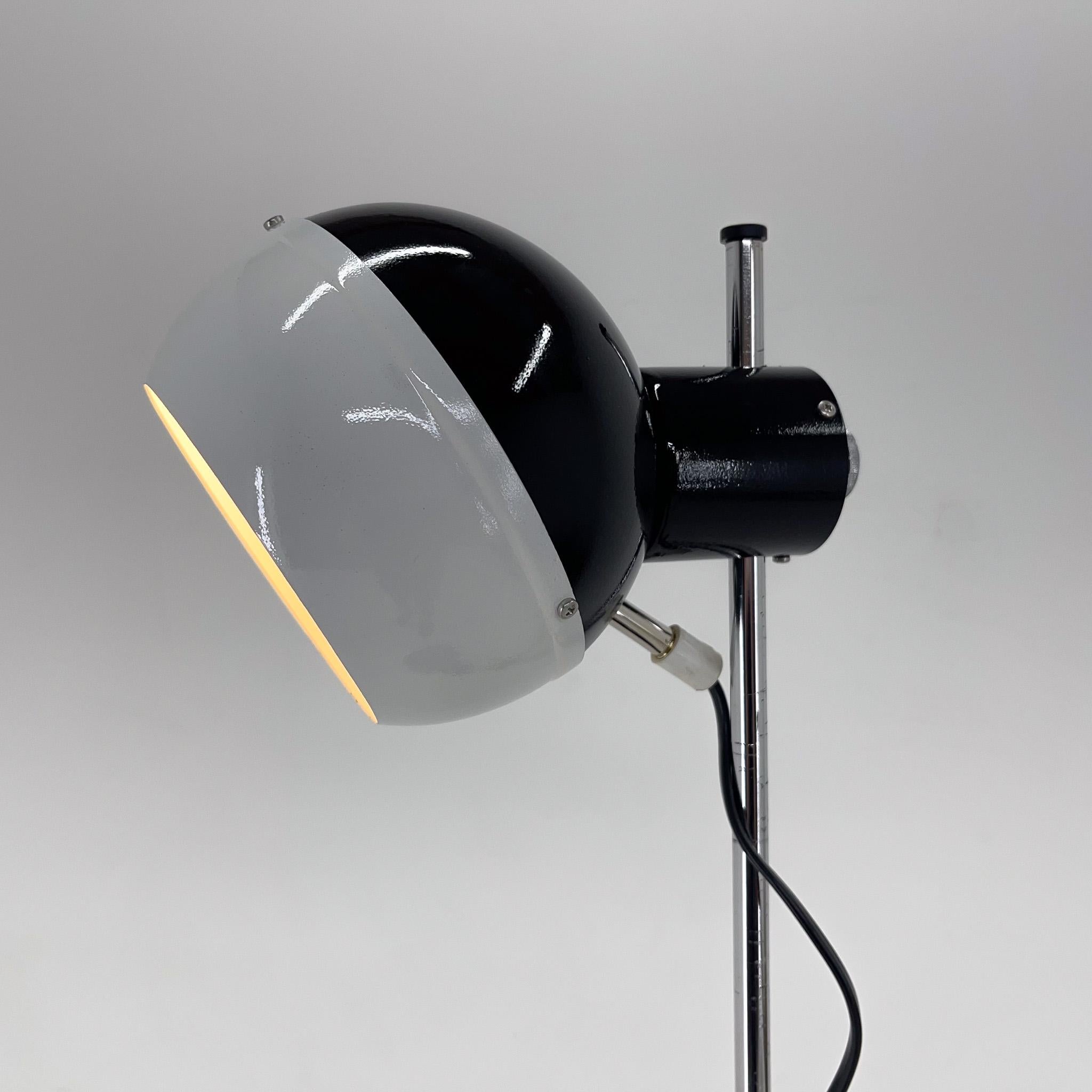 Adjustable Magnetic Floor Lamp, Restored, Czechoslovakia For Sale 8